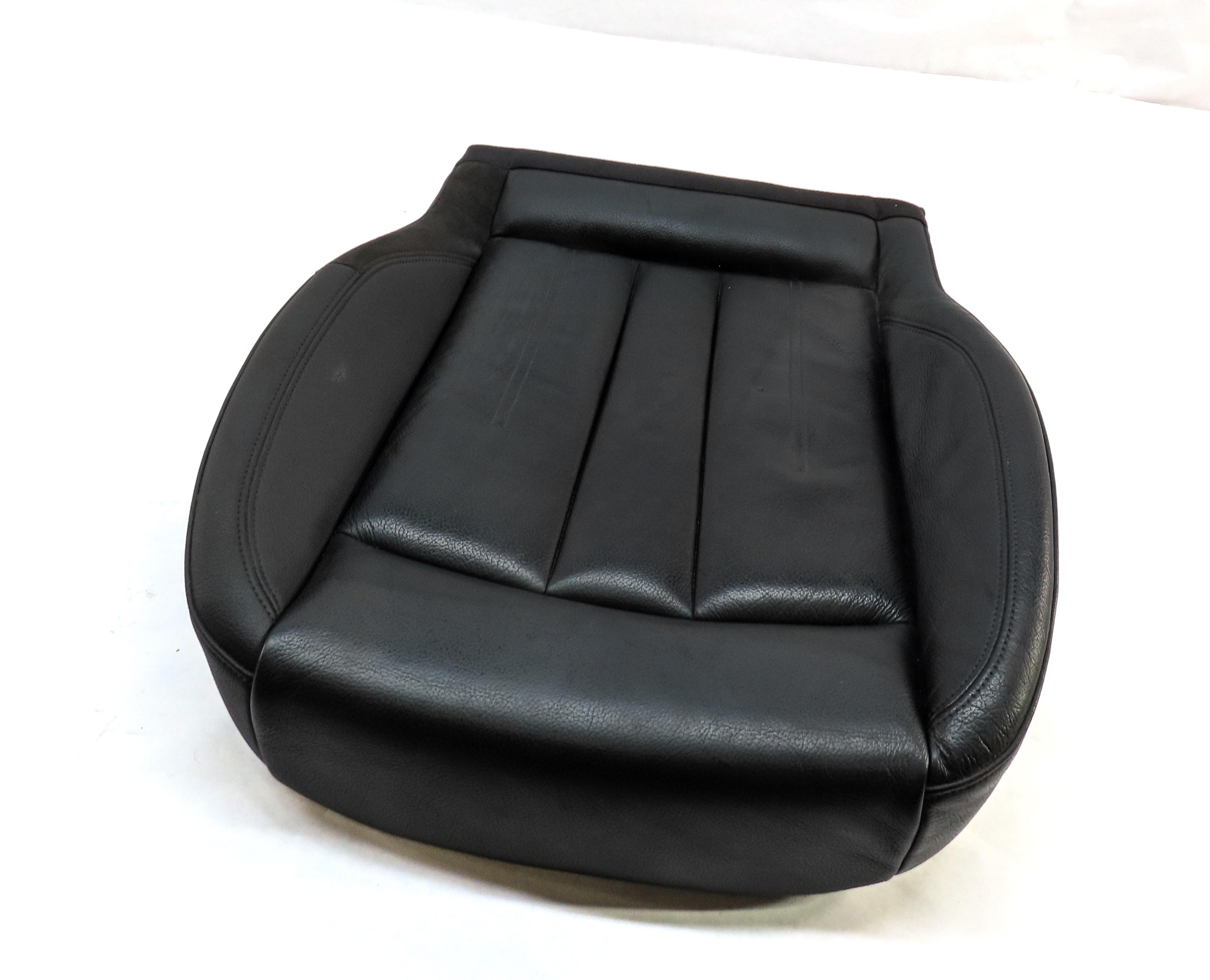 17-19 AUDI A4 (B9 8W) LEFT FRONT DRIVER LOWER BOTTOM HEATED SEAT CUSHION (BLACK) — exact item pictured