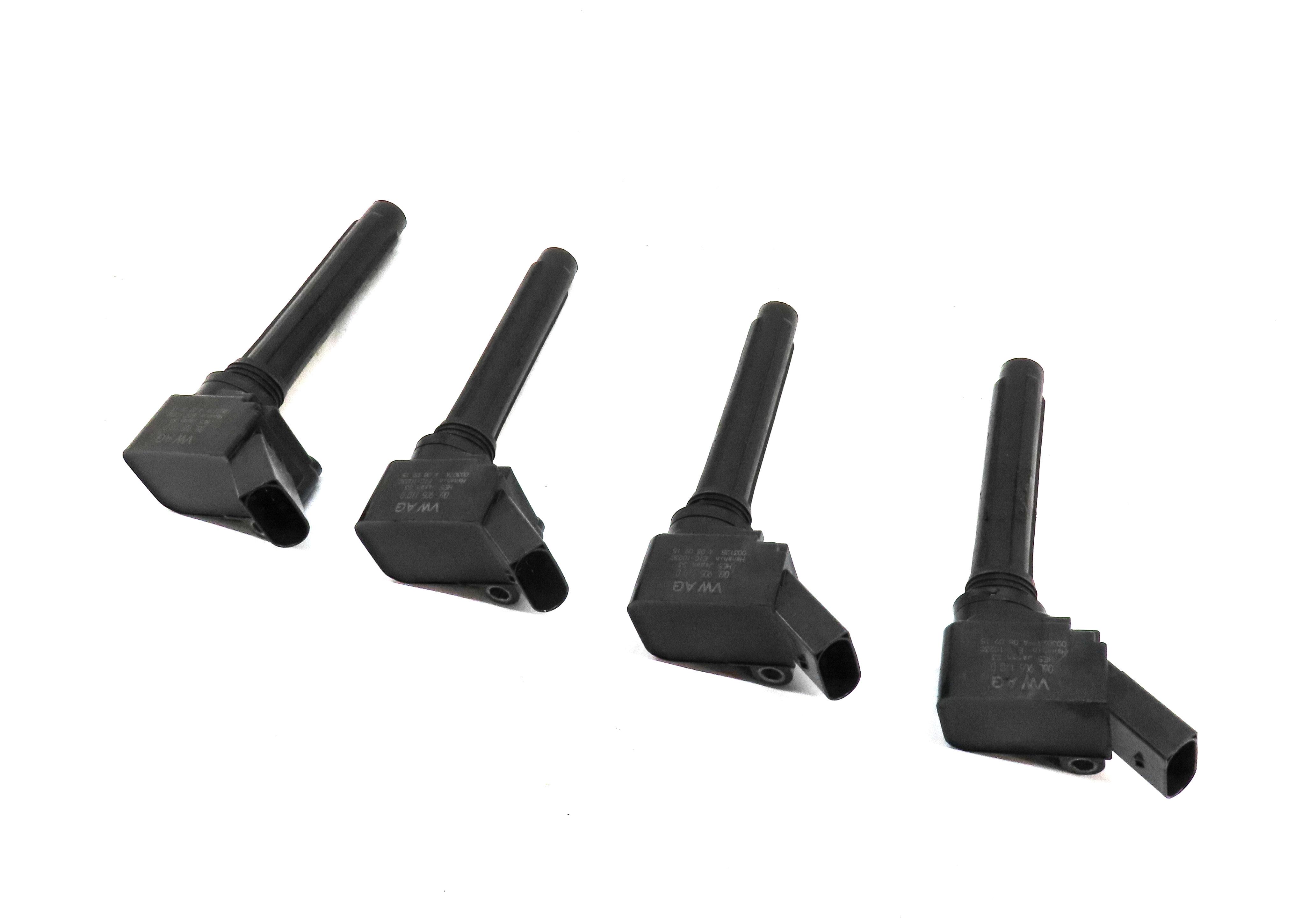 2015-2017 AUDI A3 A4 A6 (8V B9 C7) 1.8T / 2.0T TURBO MOTOR IGNITION COIL SET (4) — exact item pictured