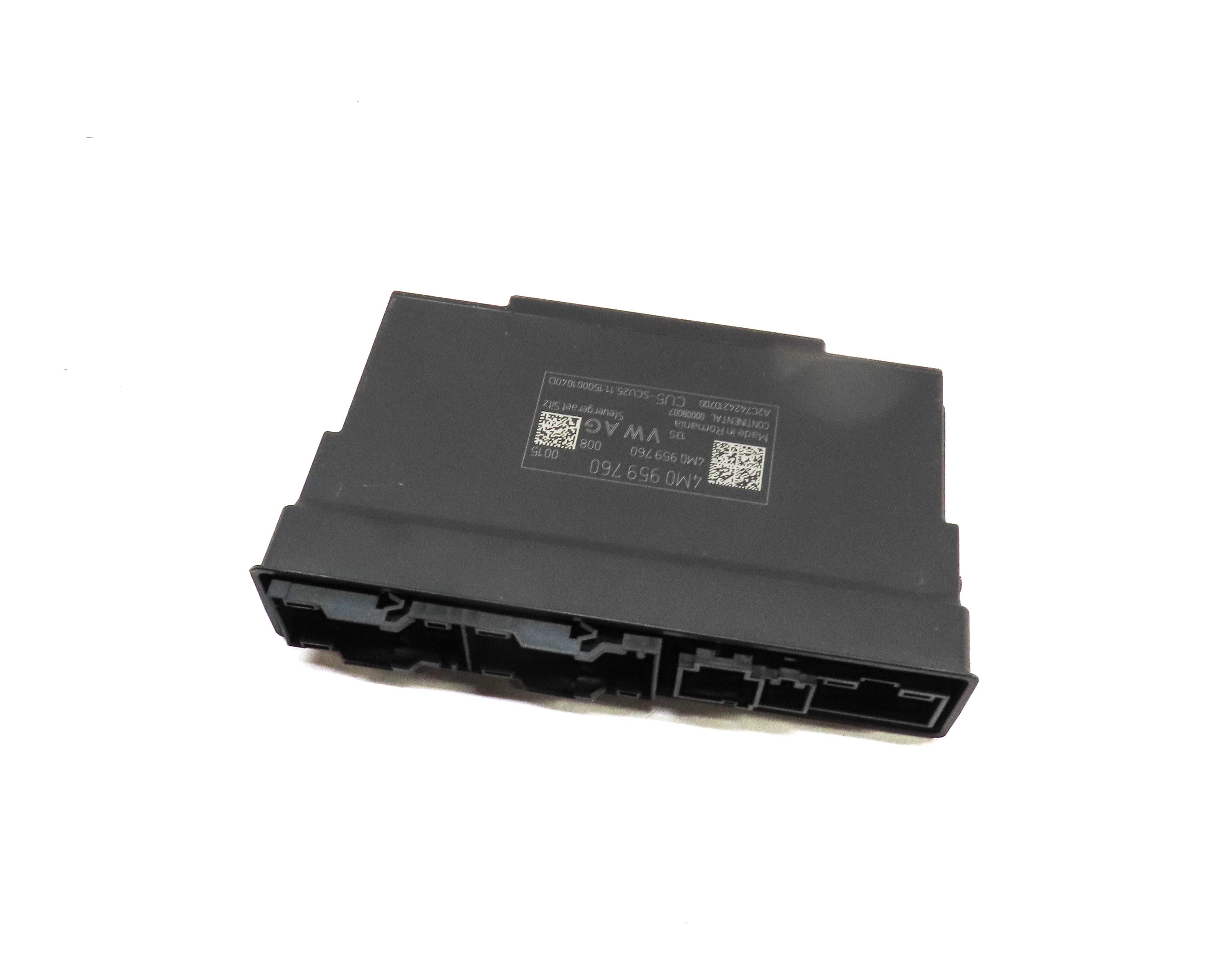 2017 AUDI A4 (B9 8W) FRONT LEFT DRIVER MEMORY SEAT CONTROL MODULE — exact item pictured