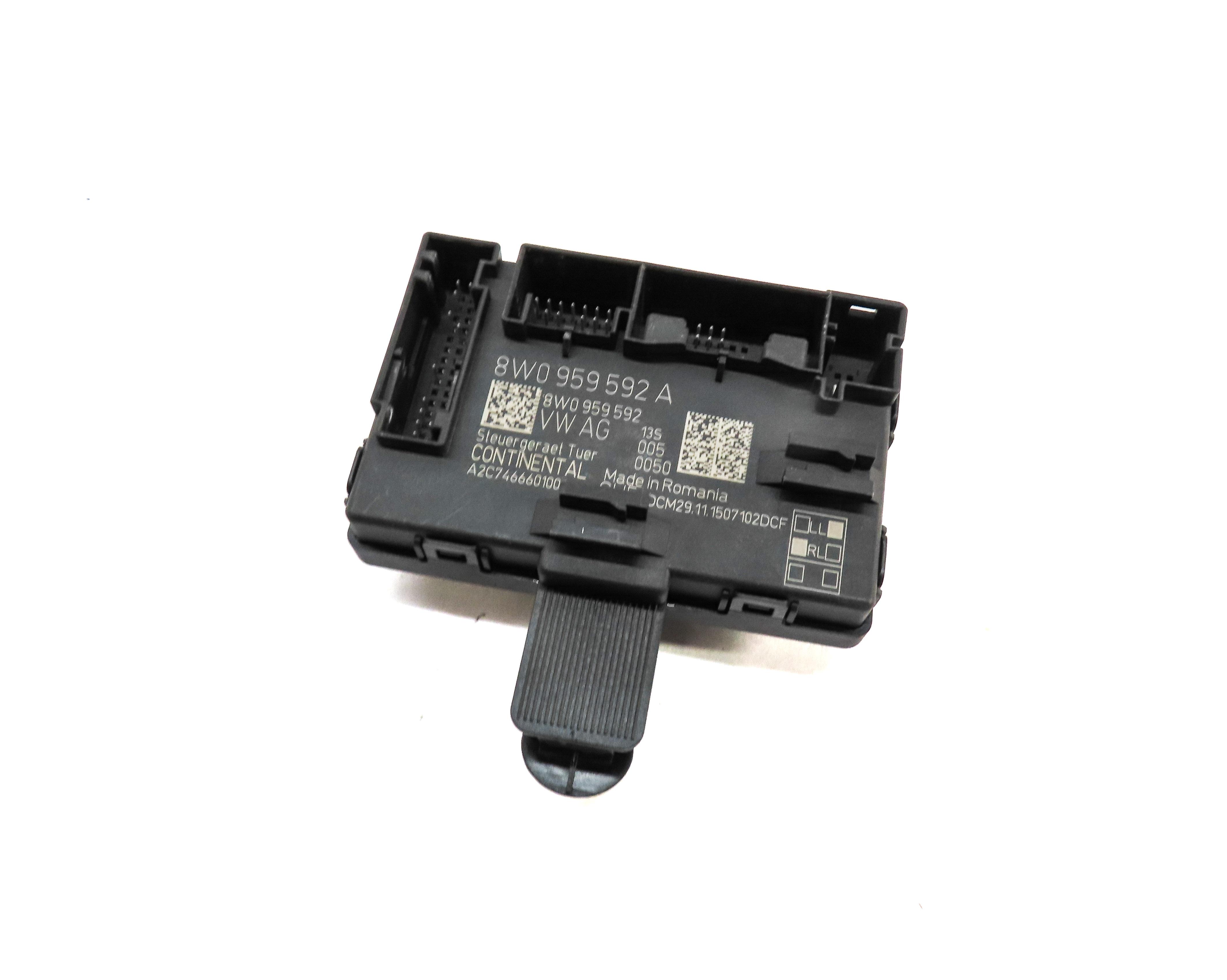 2017 AUDI A4 (B9 8W) FRONT RIGHT PASSENGER DOOR CONTROL MODULE — exact item pictured