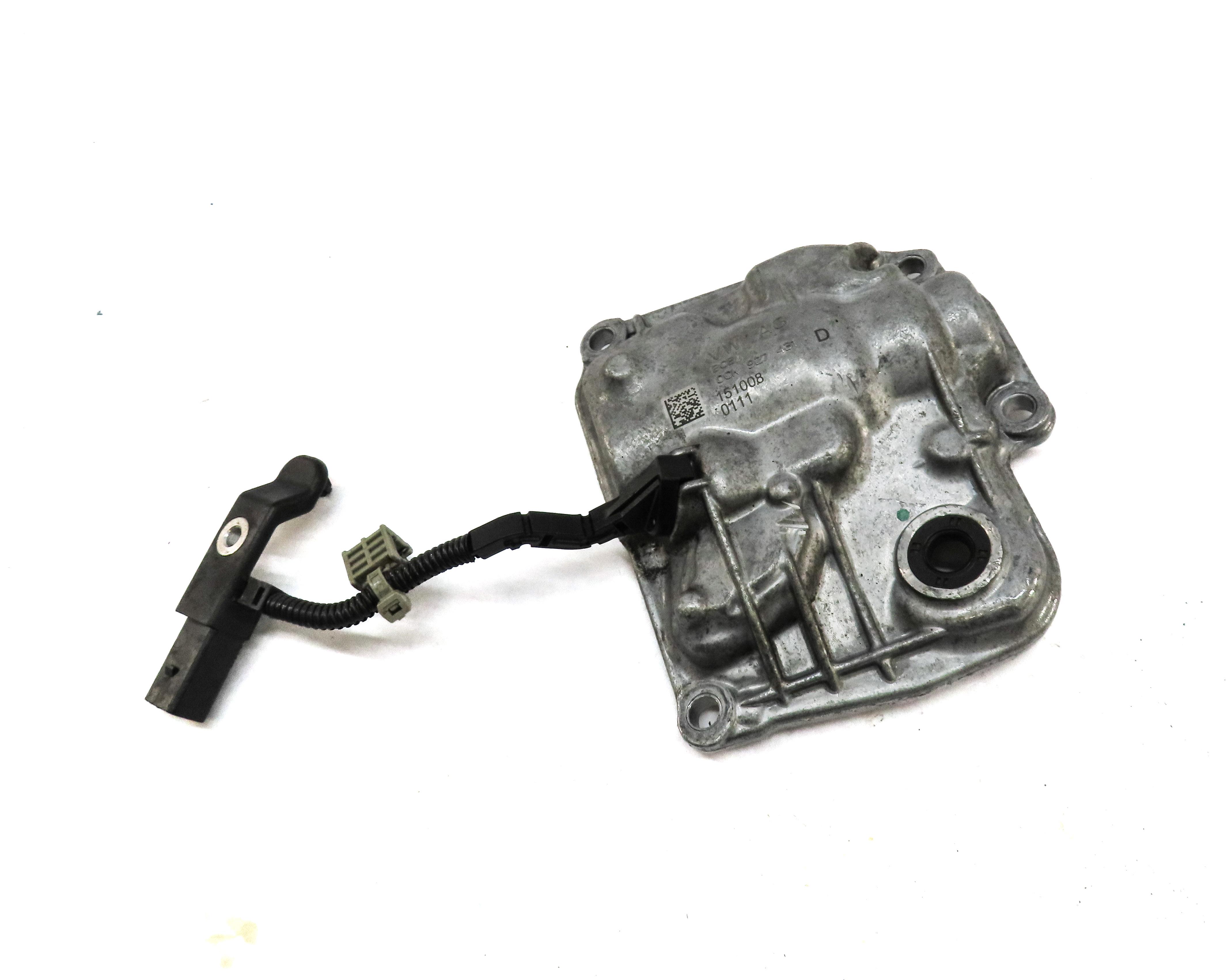 2017 AUDI A4 (B9 8W) 2.0L AWD TRANSMISSION DRIVE POSITION SENSOR w/ COVER — exact item pictured