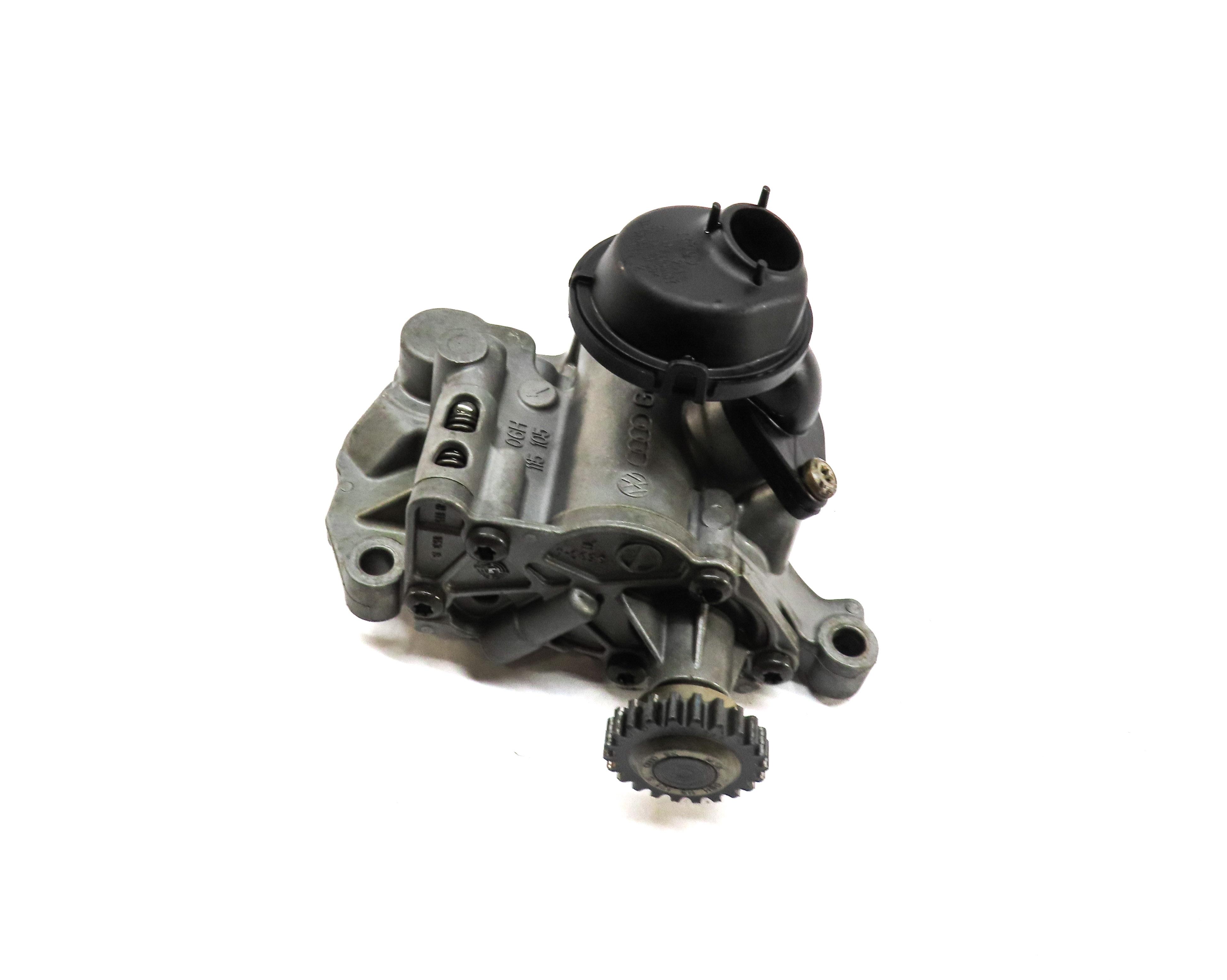 2017 AUDI A4 (B9 8W) 2.0L CYMC TURBO ENGINE OIL PUMP w/ PICKUP TUBE — exact item pictured