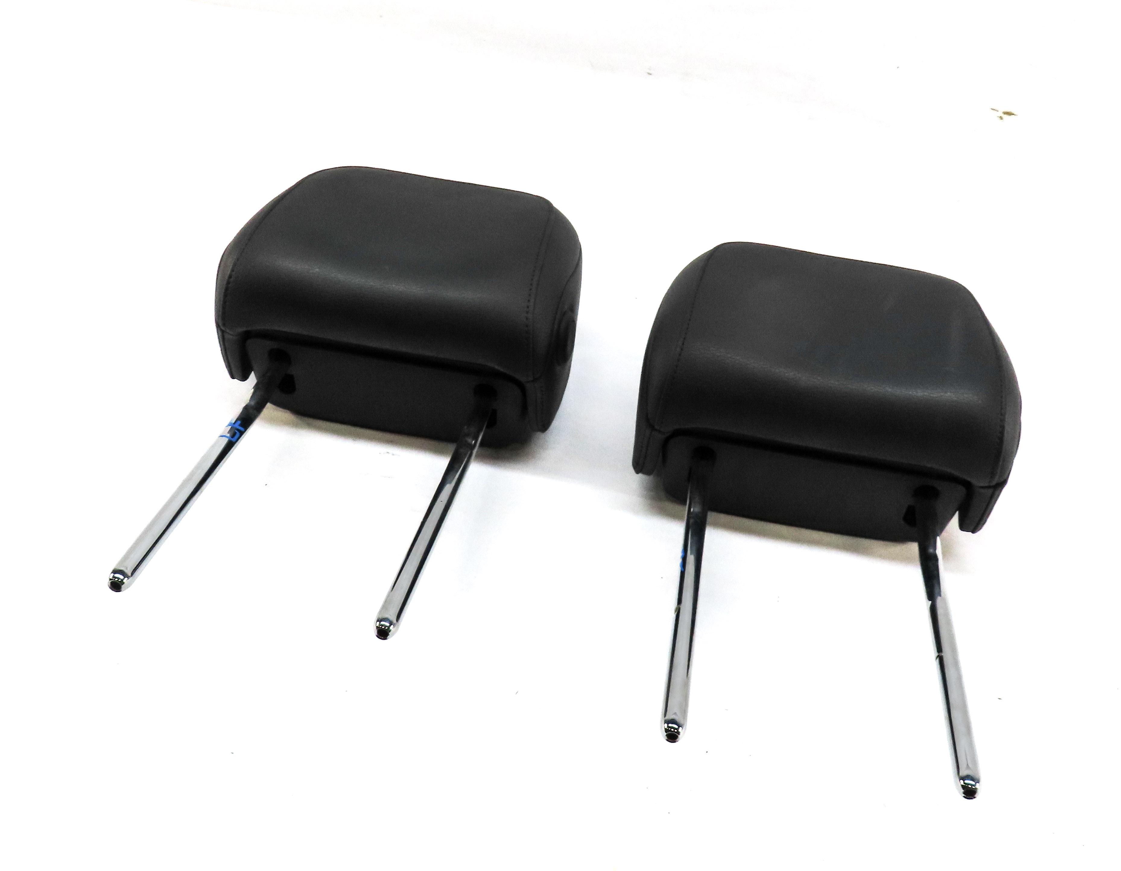 2017-2019 AUDI A4 A5 S5 (B9 F5 8W 8WS) FRONT LEFT & RIGHT HEADREST SET-2 (BLACK) — exact item pictured