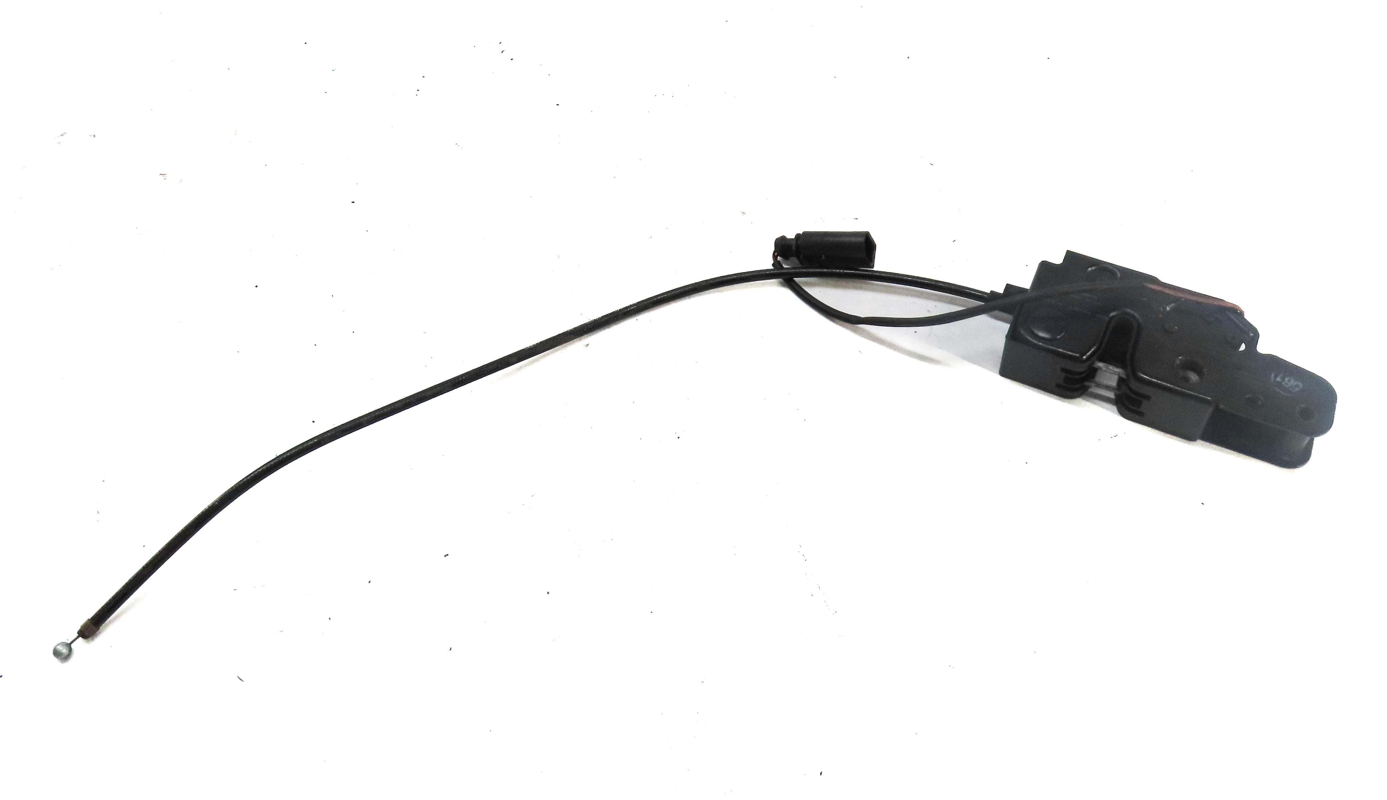 2011 AUDI Q7 (4L) FRONT LOWER HOOD LOCK LATCH STRKER PLATE w/ CABLE — exact item pictured