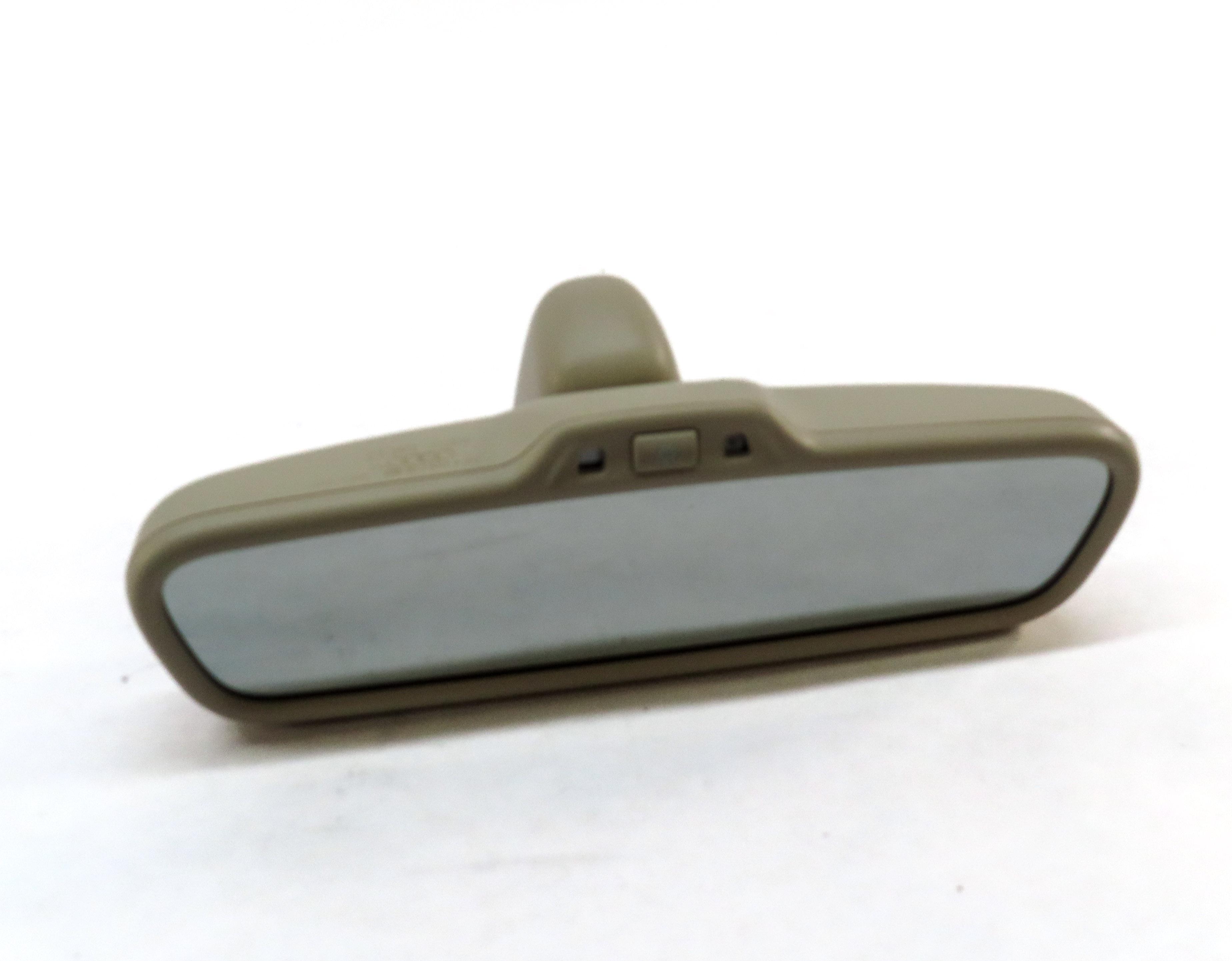2010-2015 AUDI Q7 (4L) INTERIOR AUTODIM REAR VIEW MIRROR w/ COMPASS (BEIGE) — exact item pictured