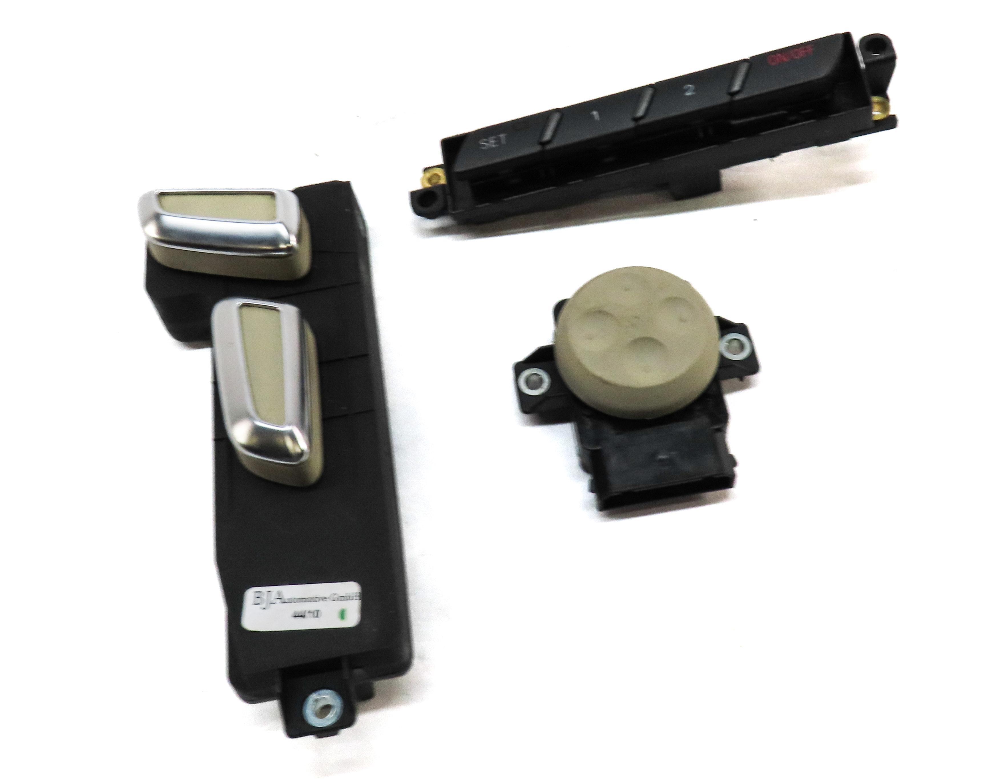 2011 AUDI Q7 (4L) FRONT LEFT DRIVER MEMORY SEAT SWITCH SET-3 (BEIGE) — exact item pictured