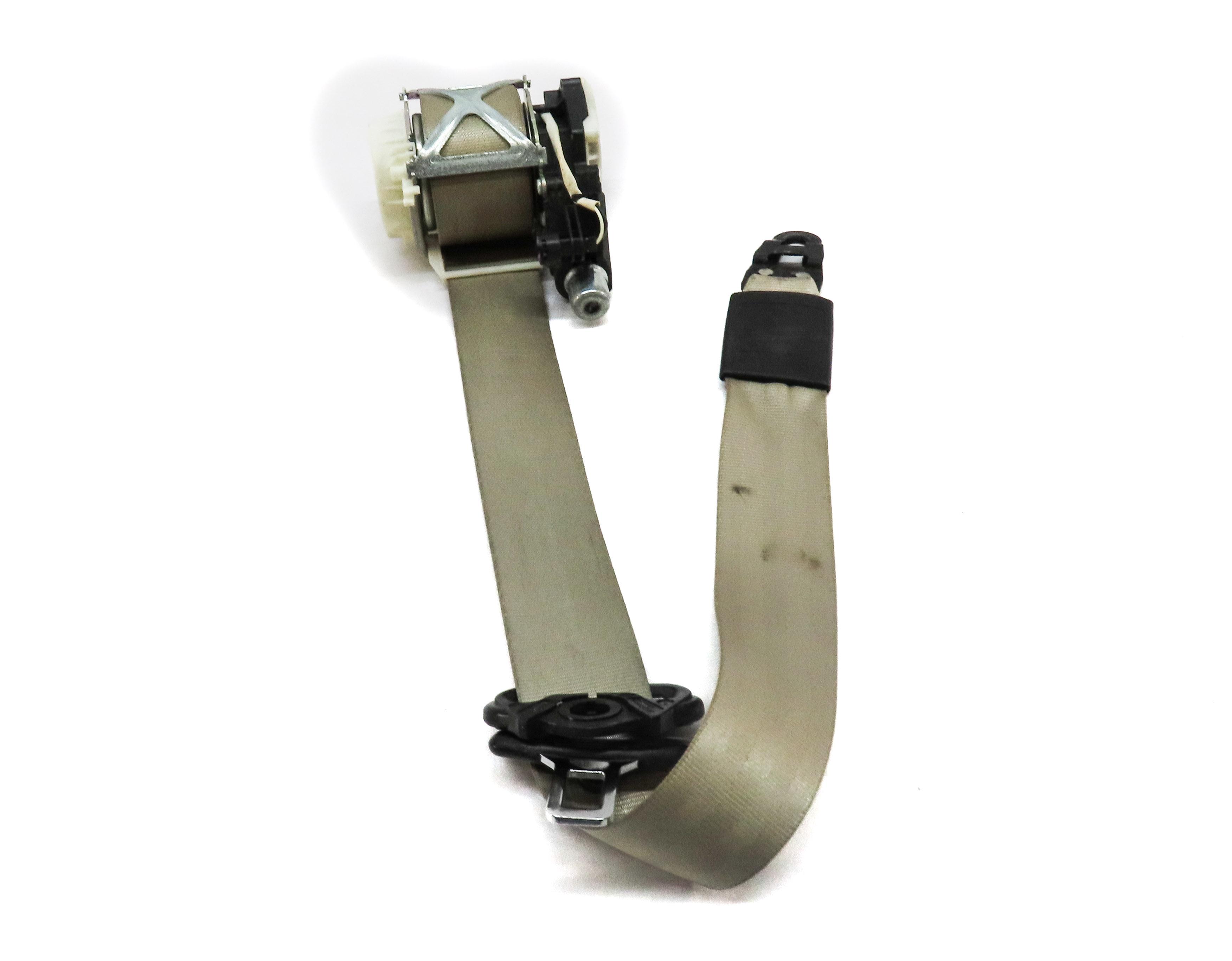 2007-2015 AUDI Q7 (4L) FRONT RIGHT PASSENGER SEAT SEATBELT RETRACTOR (BEIGE) — exact item pictured