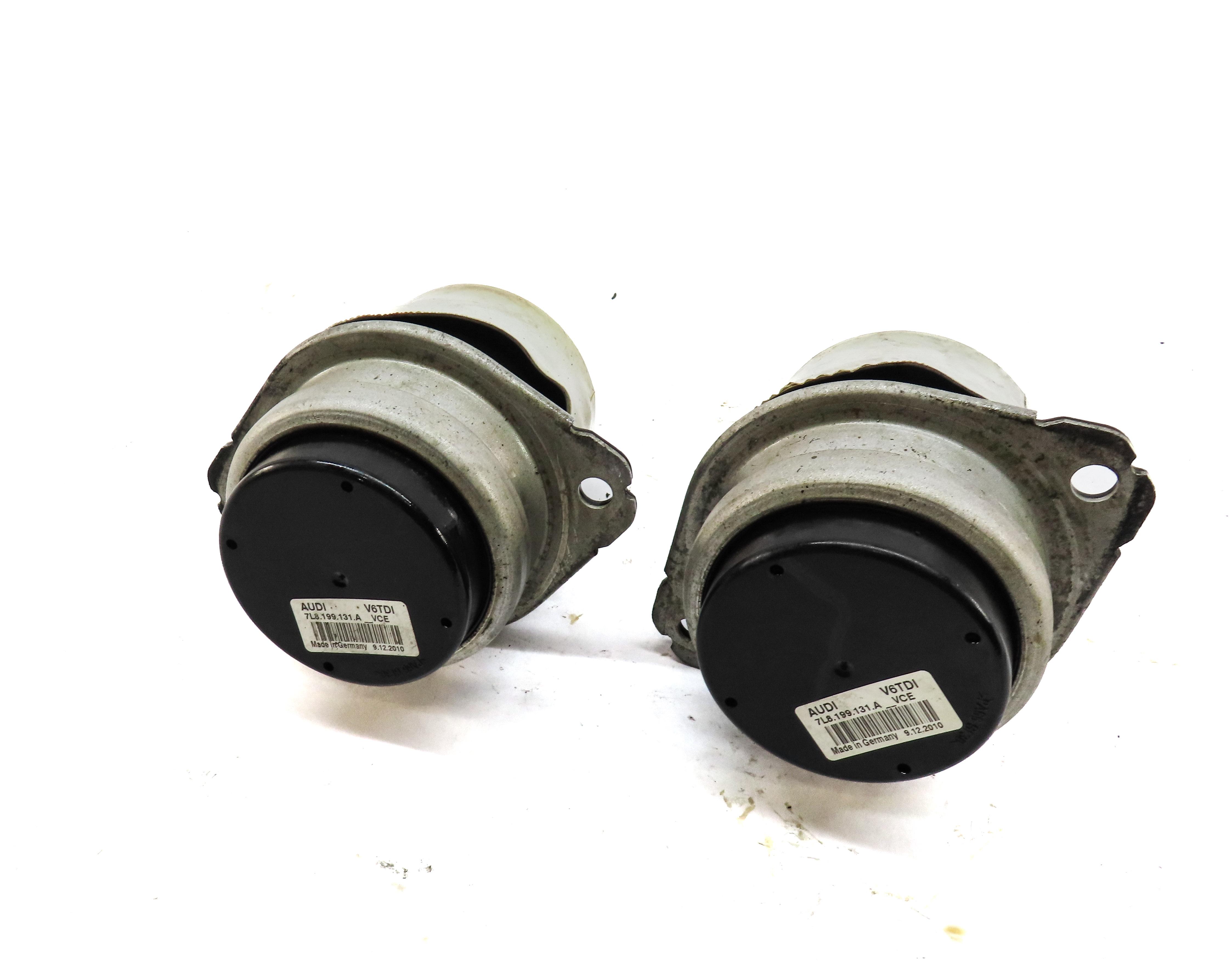 2011 AUDI Q7 (4L) 30L SUPERCHARGED ENGINE LEFT & RIGHT MOTOR MOUNT SET-2 — exact item pictured