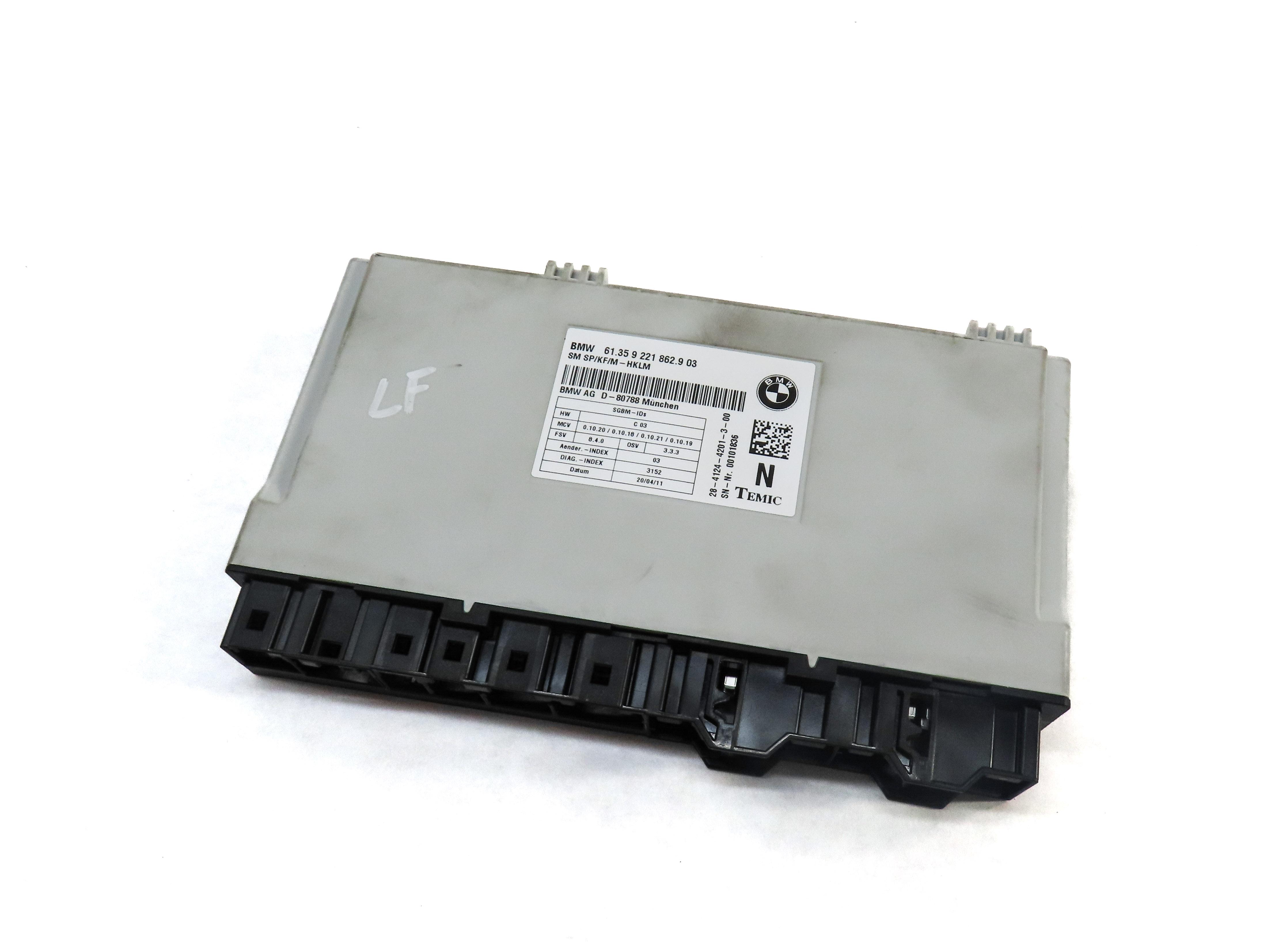 2010-2016 BMW 128i 328i 335i M3 X1 X5 X6 Z4 - FRONT MEMORY SEAT CONTROL MODULE — exact item pictured