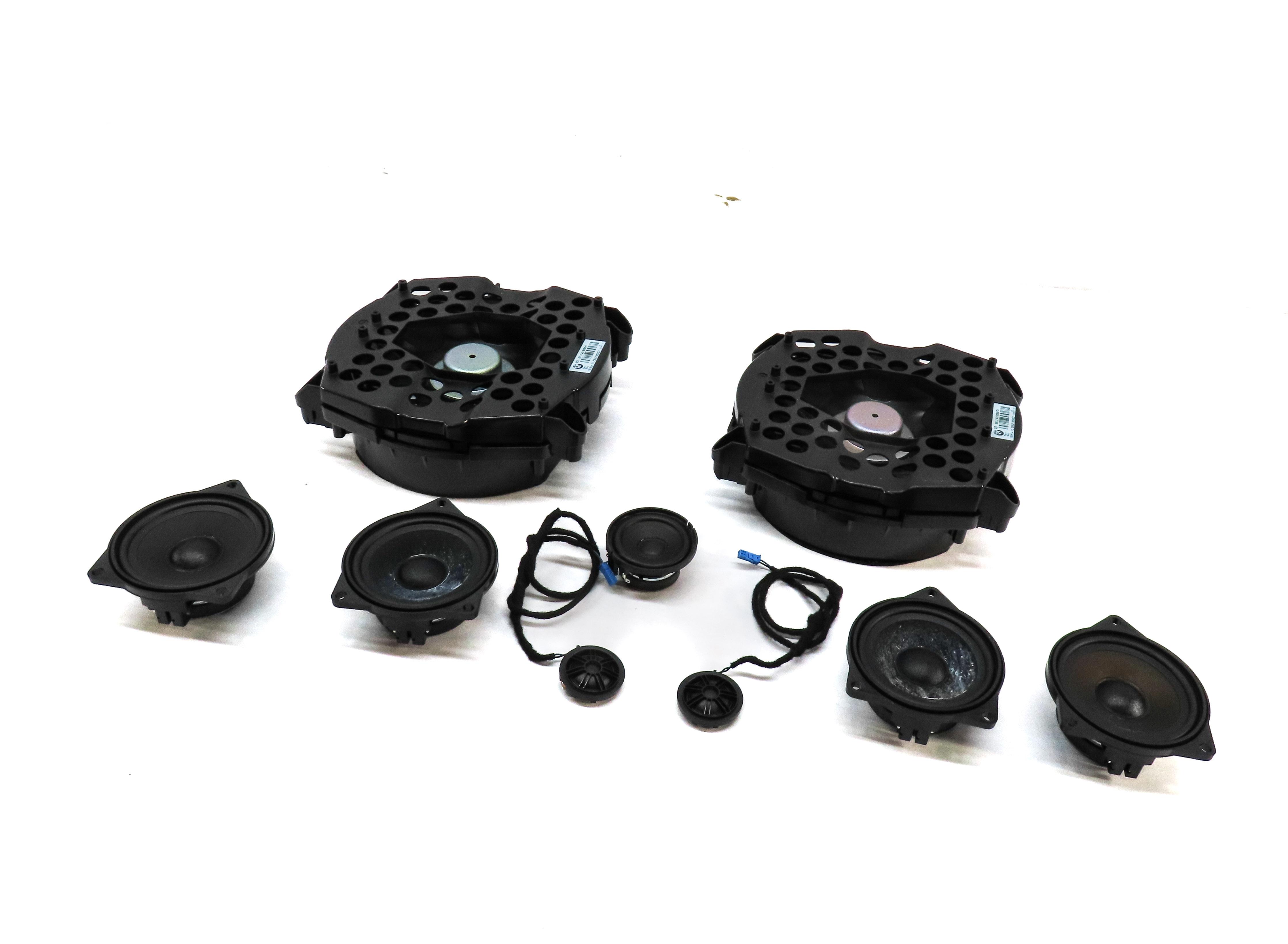 2012 BMW X5 (E70) RADIO STEREO AUDIO SUB SUBWOOFER TWEETER SPEAKER SET-9 — exact item pictured