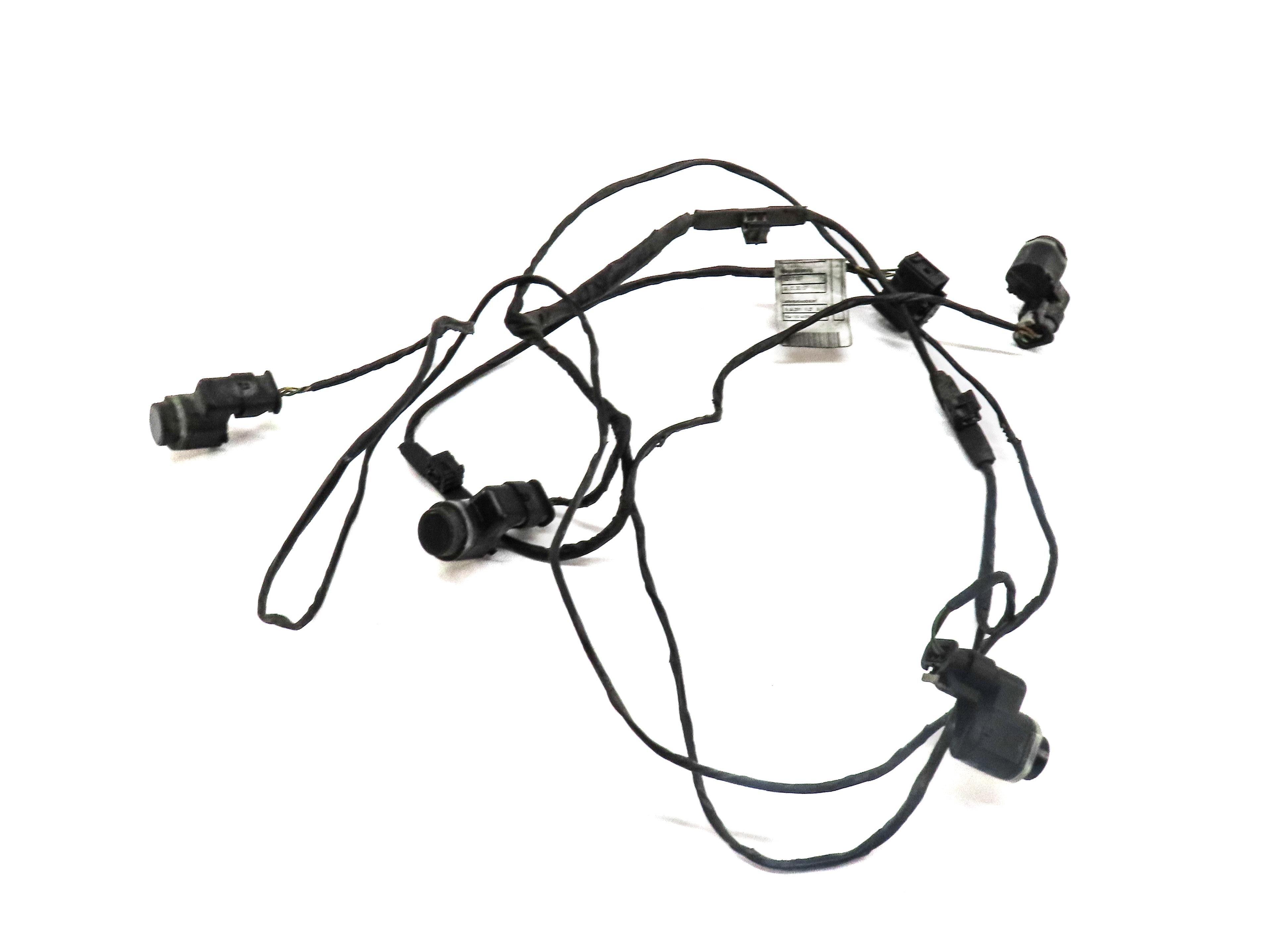 2012 BMW X5 (E70) REAR PDC PARK DISTANCE SENSOR SET w/ HARNESS (PLATINUM GRAY) — exact item pictured