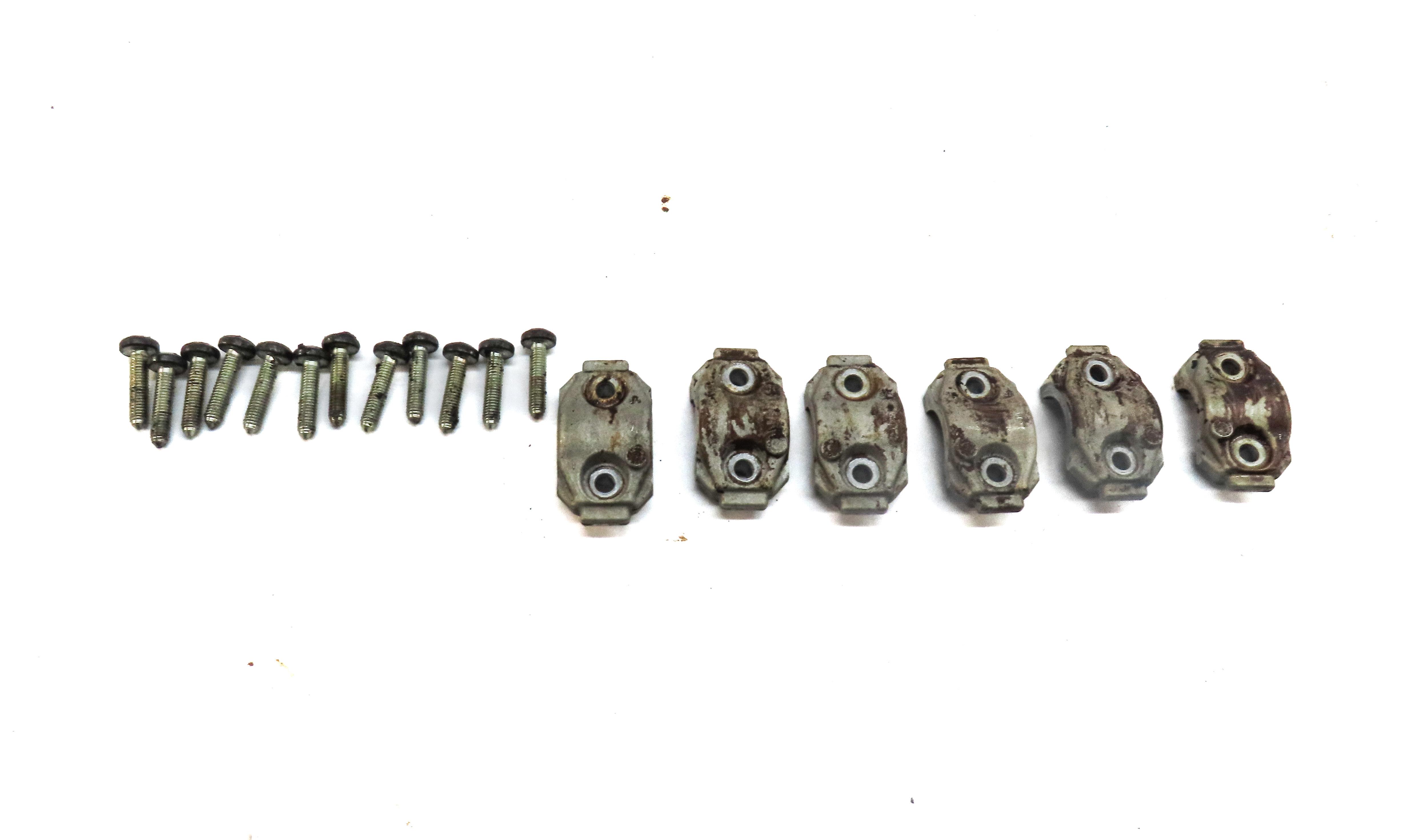 11-19 BMW 1 3 5 7 X1 X3 X5 X6 3.0L F30 N55 ECCENTRIC CAMSHAFT BEARING CAP SET — exact item pictured