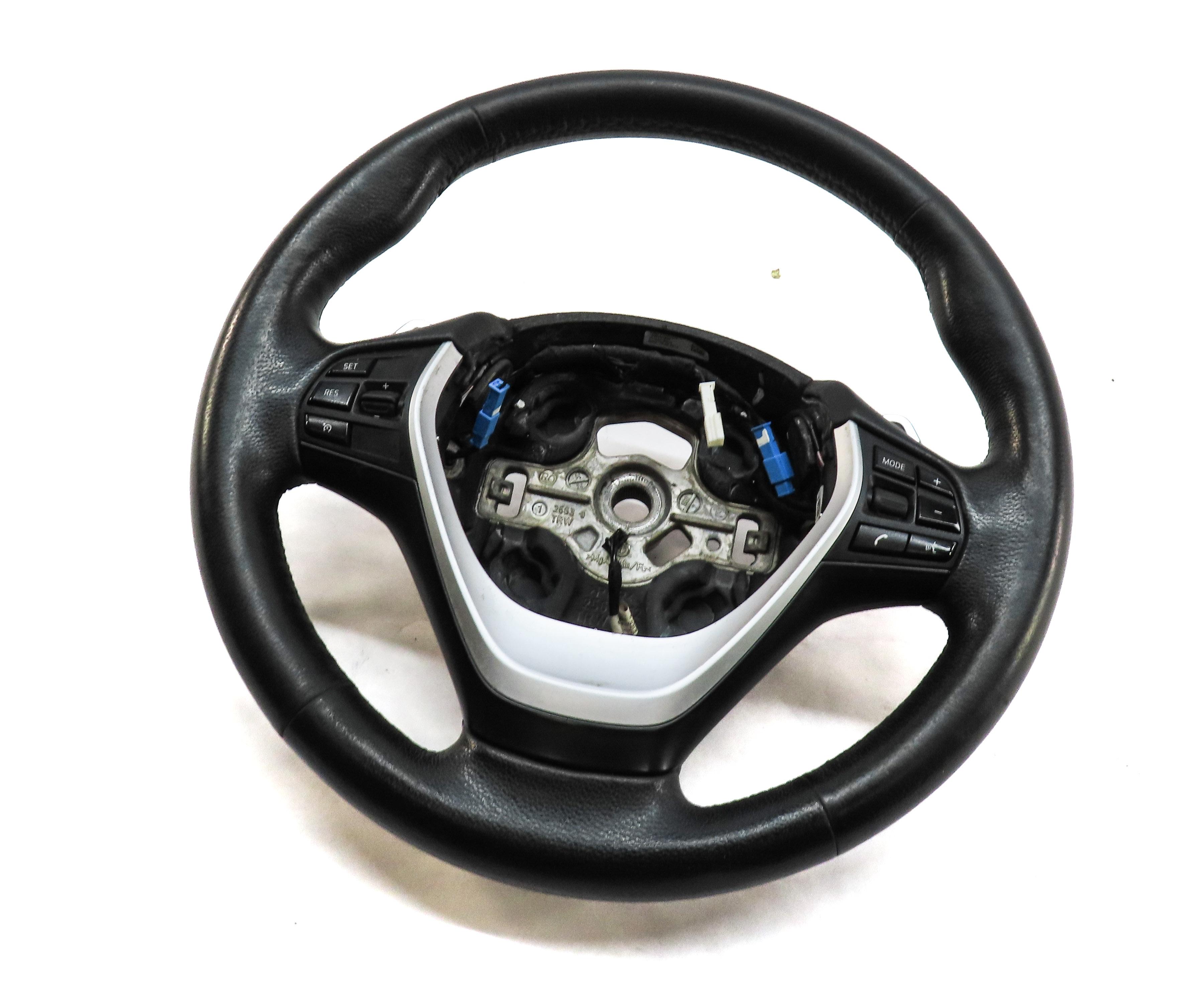12-18 BMW 3 4 ACTIVE 3 M3 (F30 F34) HEATED STEERING WHEEL w/ BUTTONS & PADDLES — exact item pictured
