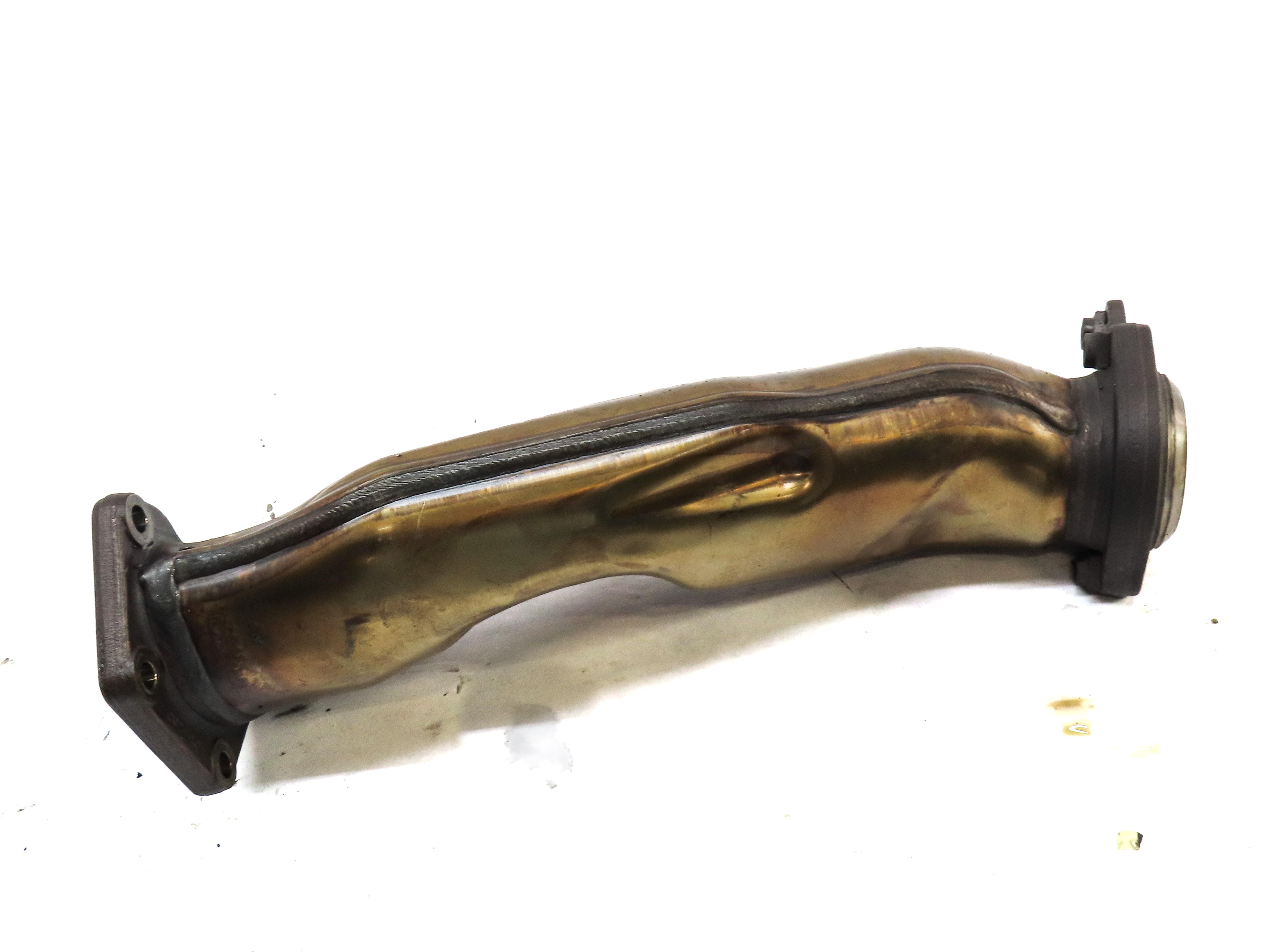 2014 MERCEDES GL450 (X166) 4.6L ENGINE RIGHT TURBO EXHAUST MANIFOLD PIPE — exact item pictured