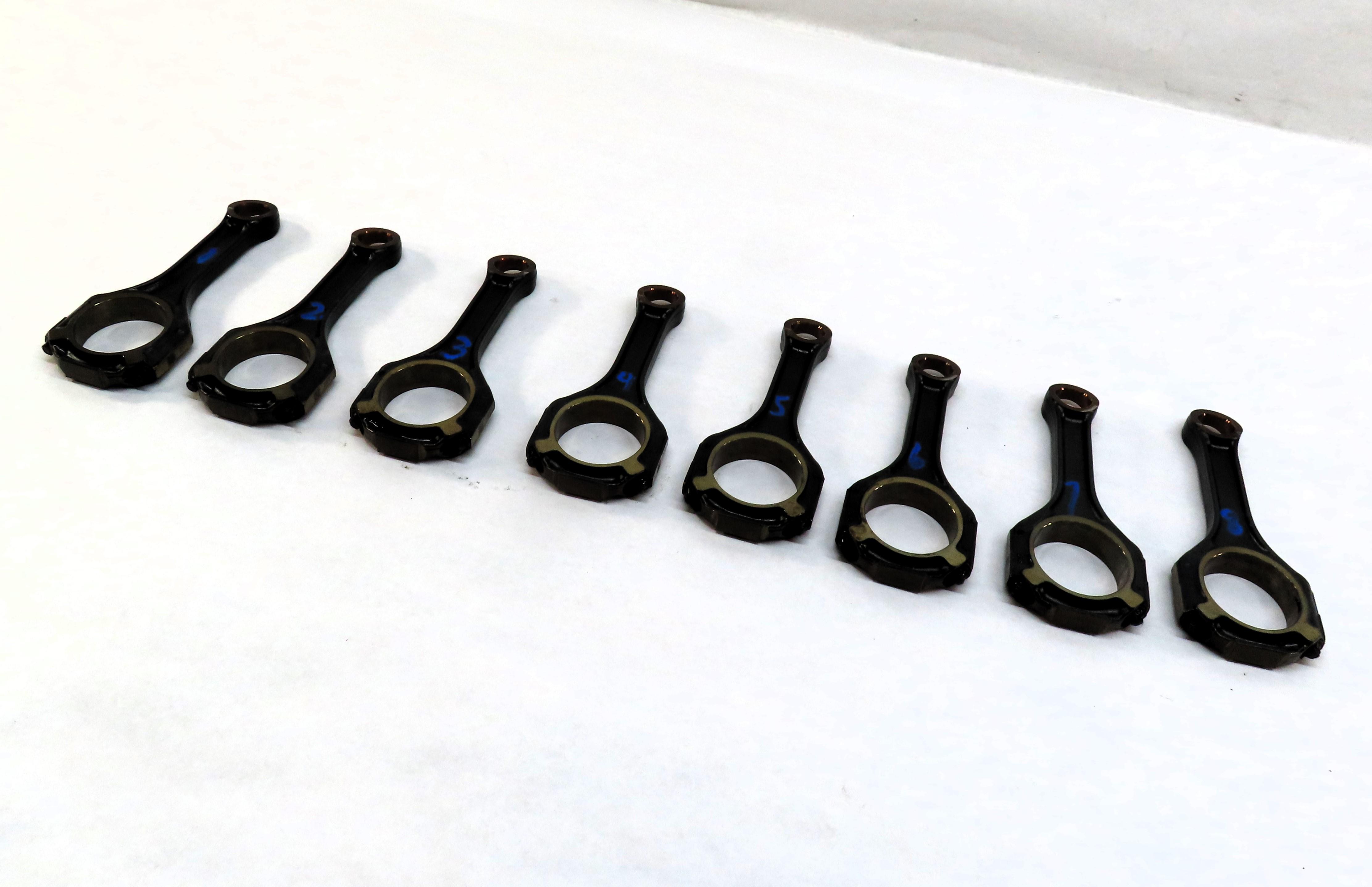 2014 MERCEDES GL450 (X166) 4.6L TURBO ENGINE CONNECTING ROD SET 8 2780300520 — exact item pictured