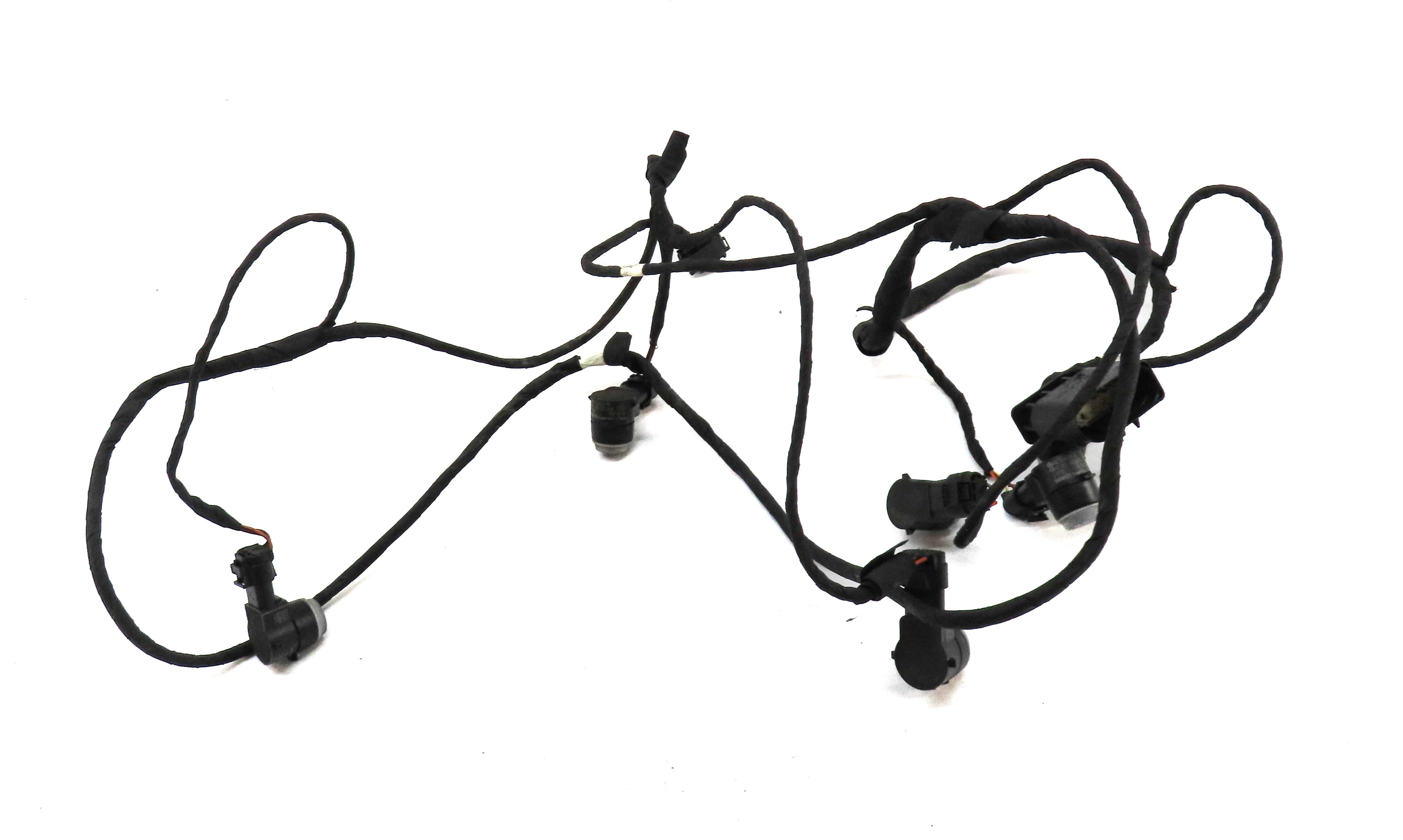 2014 MERCEDES GL450 (X166) FRONT PARK ASSIST PDC SENSOR SET4 (BLACK) w/ HARNESS — exact item pictured