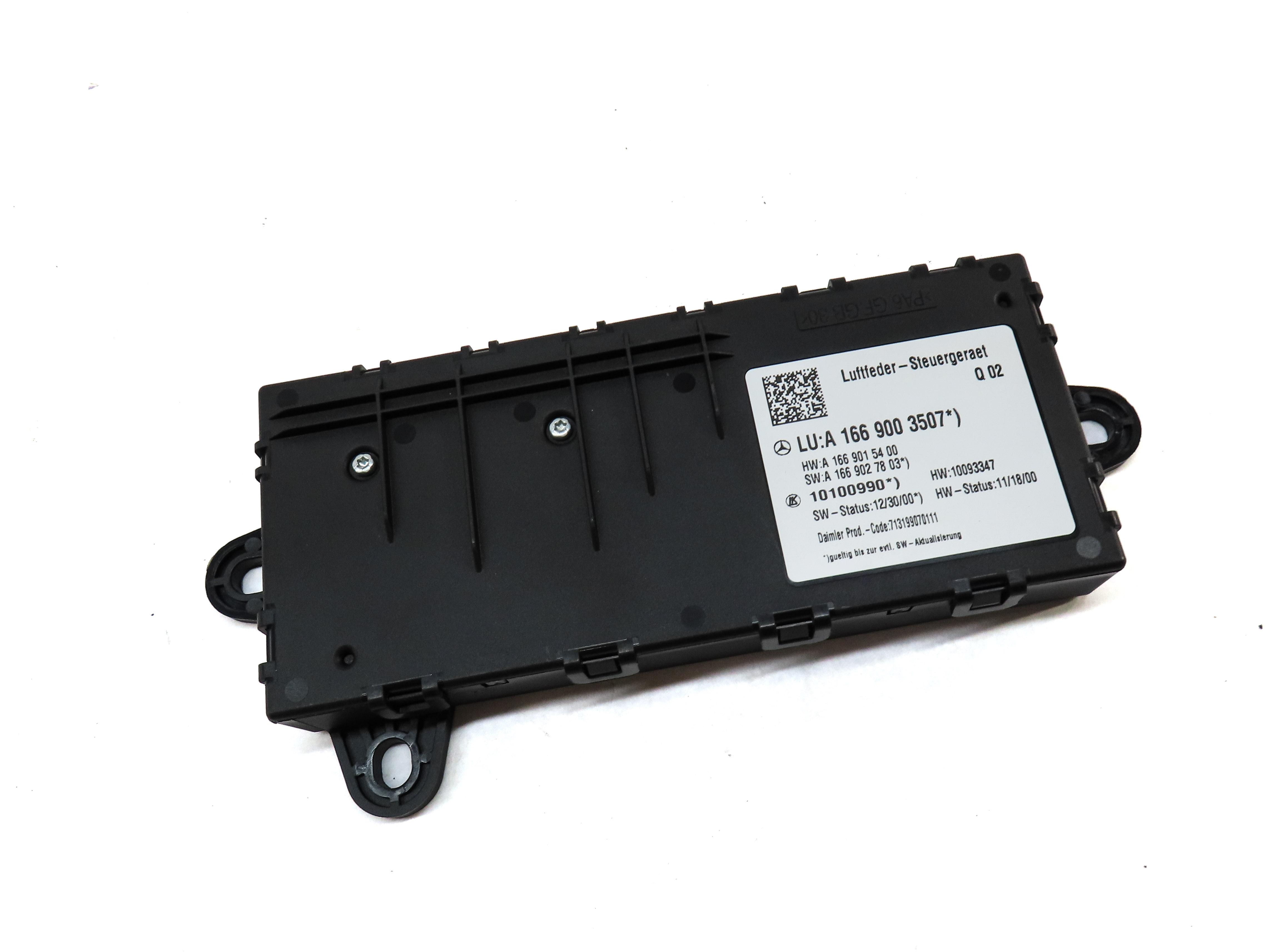 2013-2015 MERCEDES GL ML CLASS (W166 X166) AIRMATIC SUSPENSION CONTROL MODULE — exact item pictured