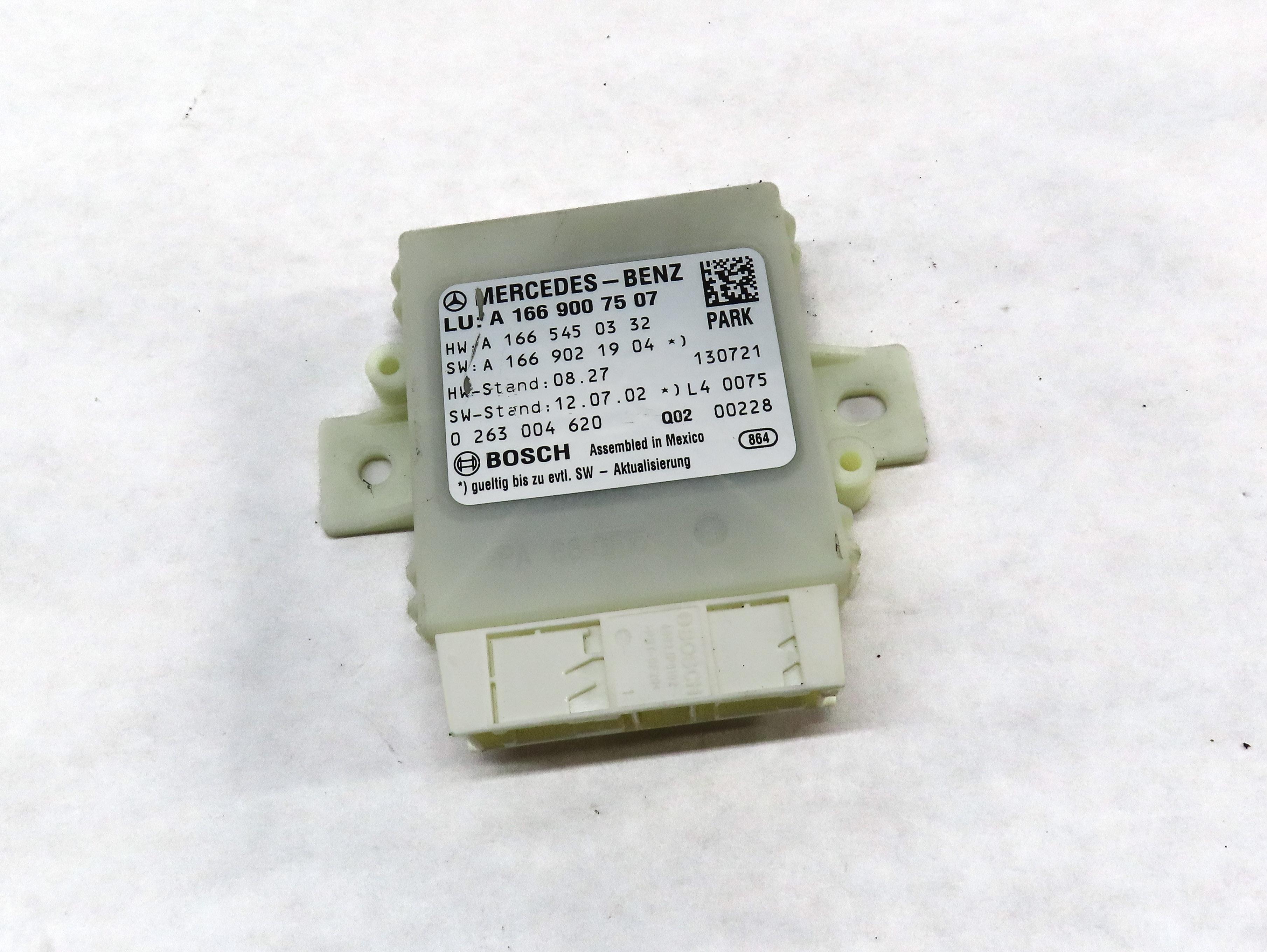 2013-2016 MERCEDES GL ML CLASS (W166 X166) PDC PARK ASSIST SENSOR CONTROL MODULE — exact item pictured