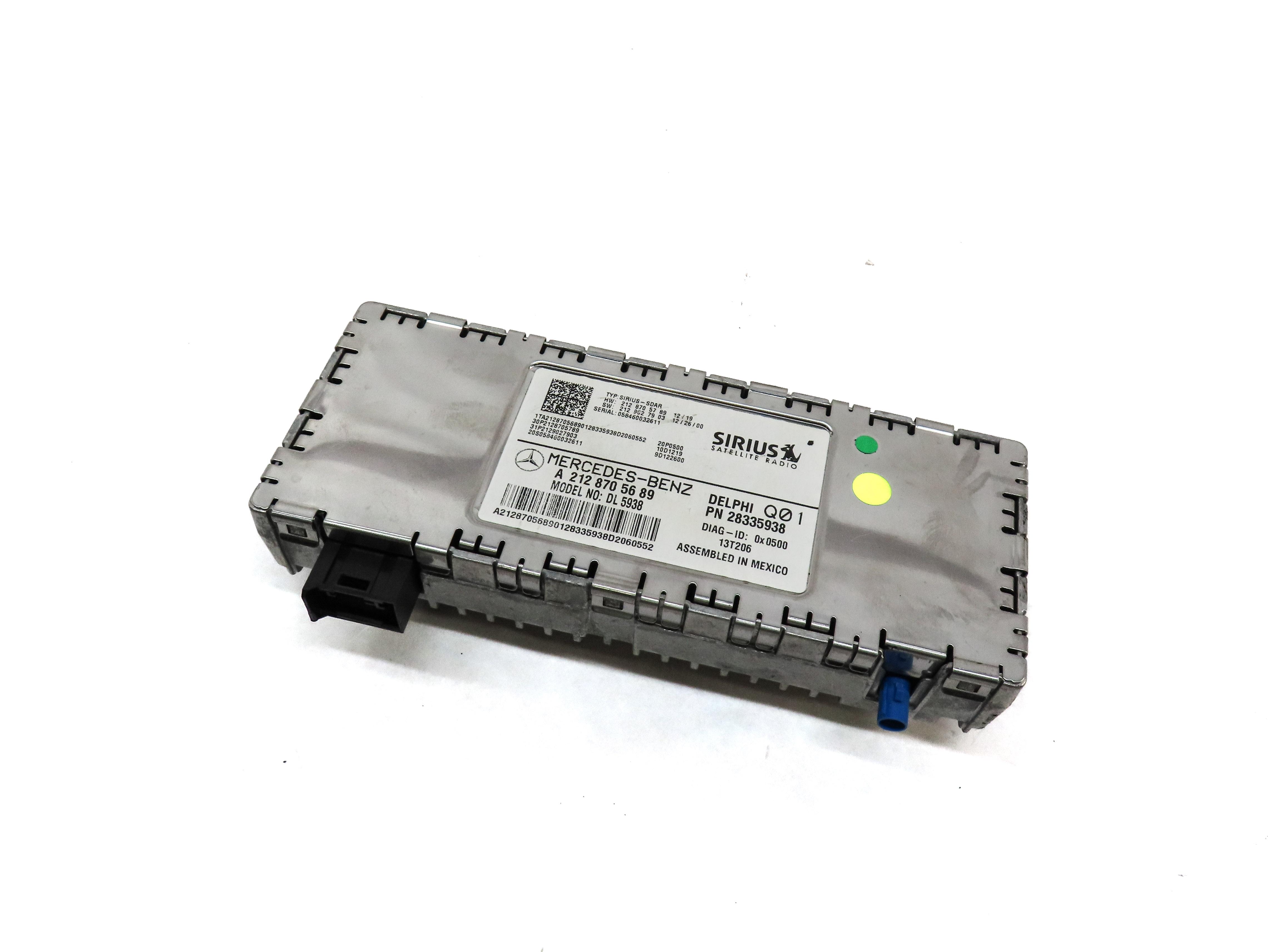 13-16 MERCEDES C117 C218 R172 W212 W463 X166 X204 SIRIUS SATELLITE RADIO MODULE — exact item pictured