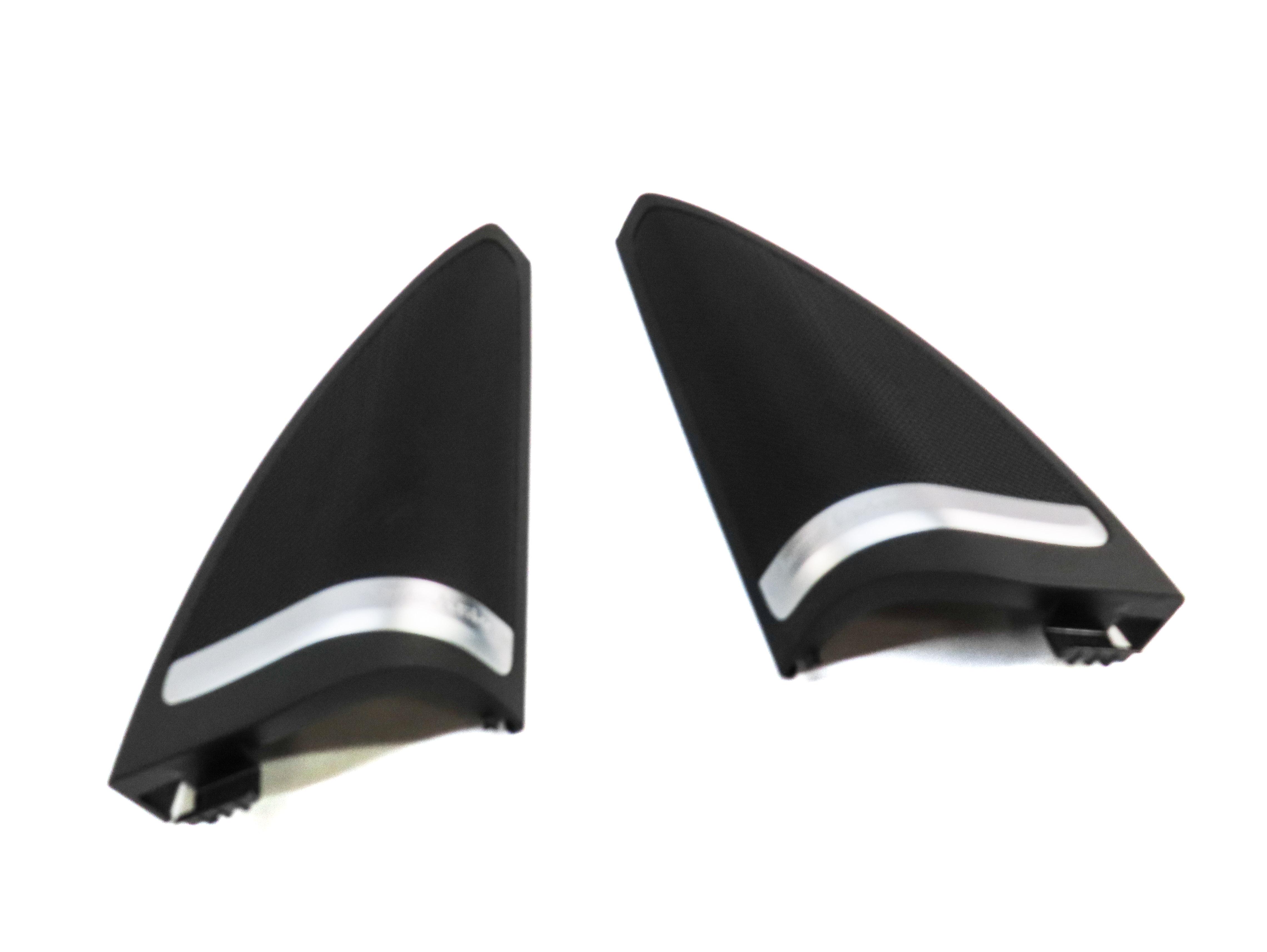 2014 MERCEDES GL450 (X166) HARMAN KARDON SPEAKER GRILLE COVER SET 2 (BLACK) — exact item pictured