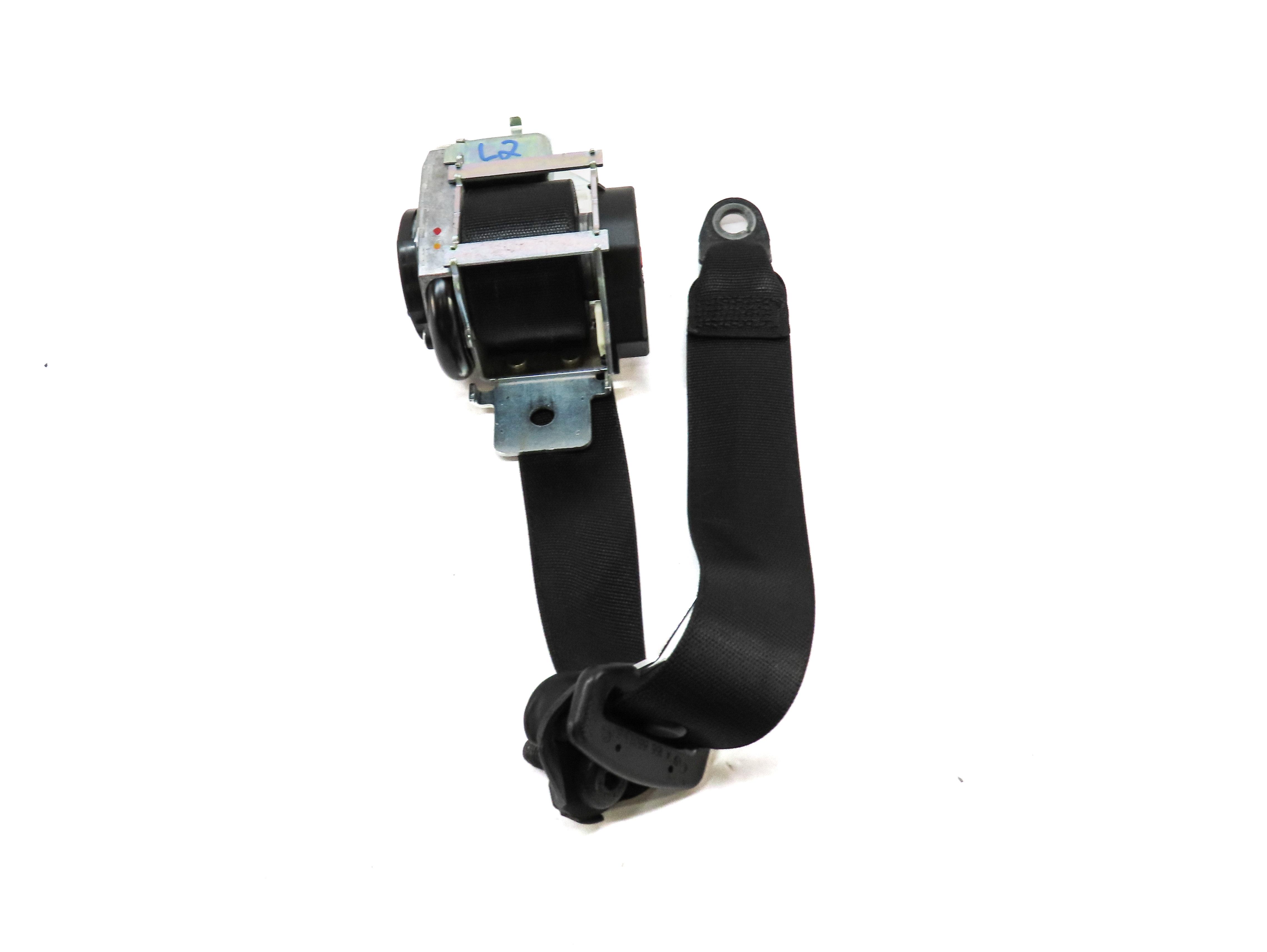 2014 MERCEDES GL450 (X166) REAR LEFT 2ND ROW SEATBELT RETRACTOR (BLACK) — exact item pictured