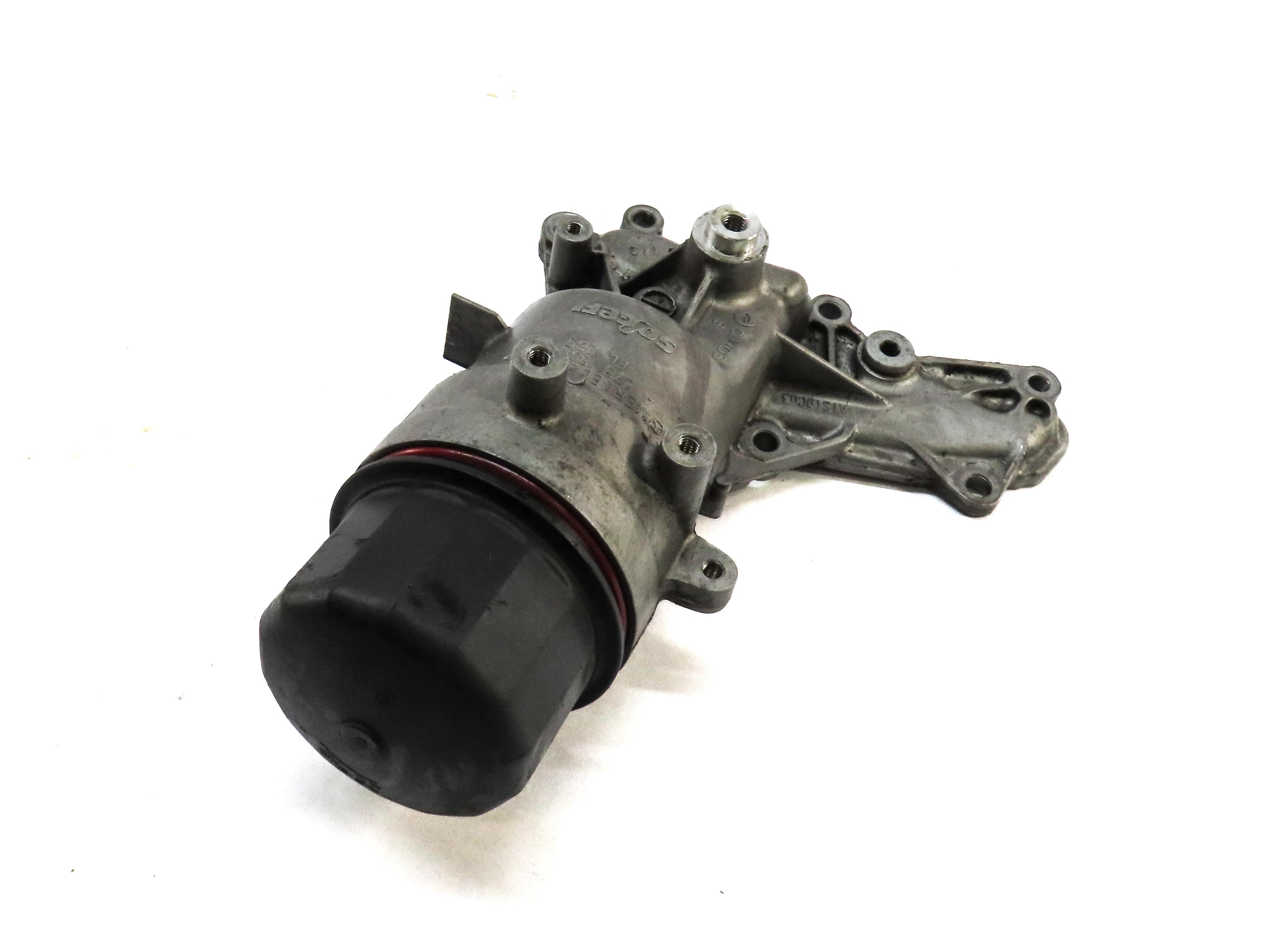 2014 MERCEDES GL450 (X166) 4.6L TURBO ENGINE OIL FILTER HOUSING 2781800410 — exact item pictured
