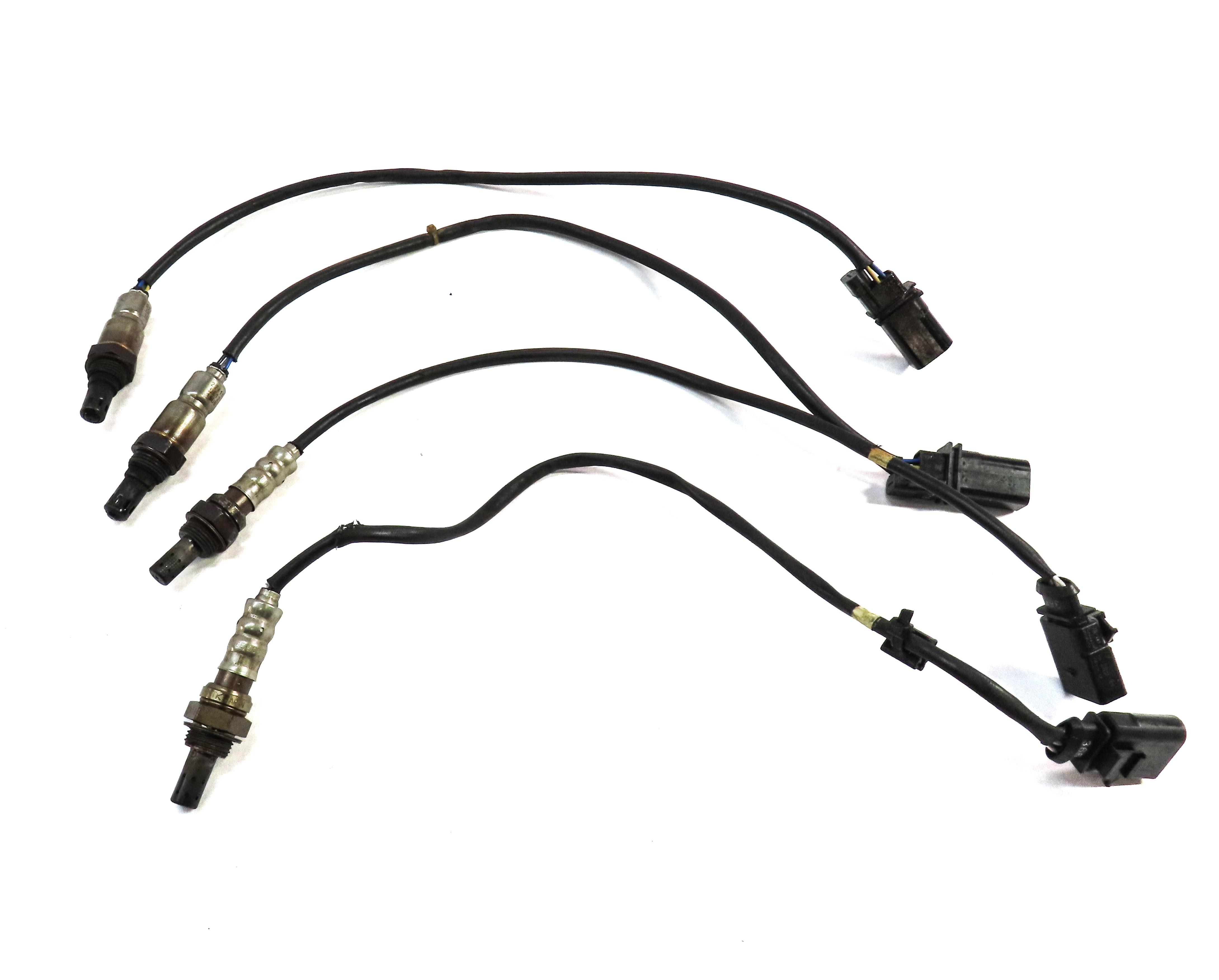 2012 AUDI A7 (C7 4G8) 3.0L SUPER CGXB ENGINE PRE POST CAT O2 OXYGEN SENSOR SET4 — exact item pictured