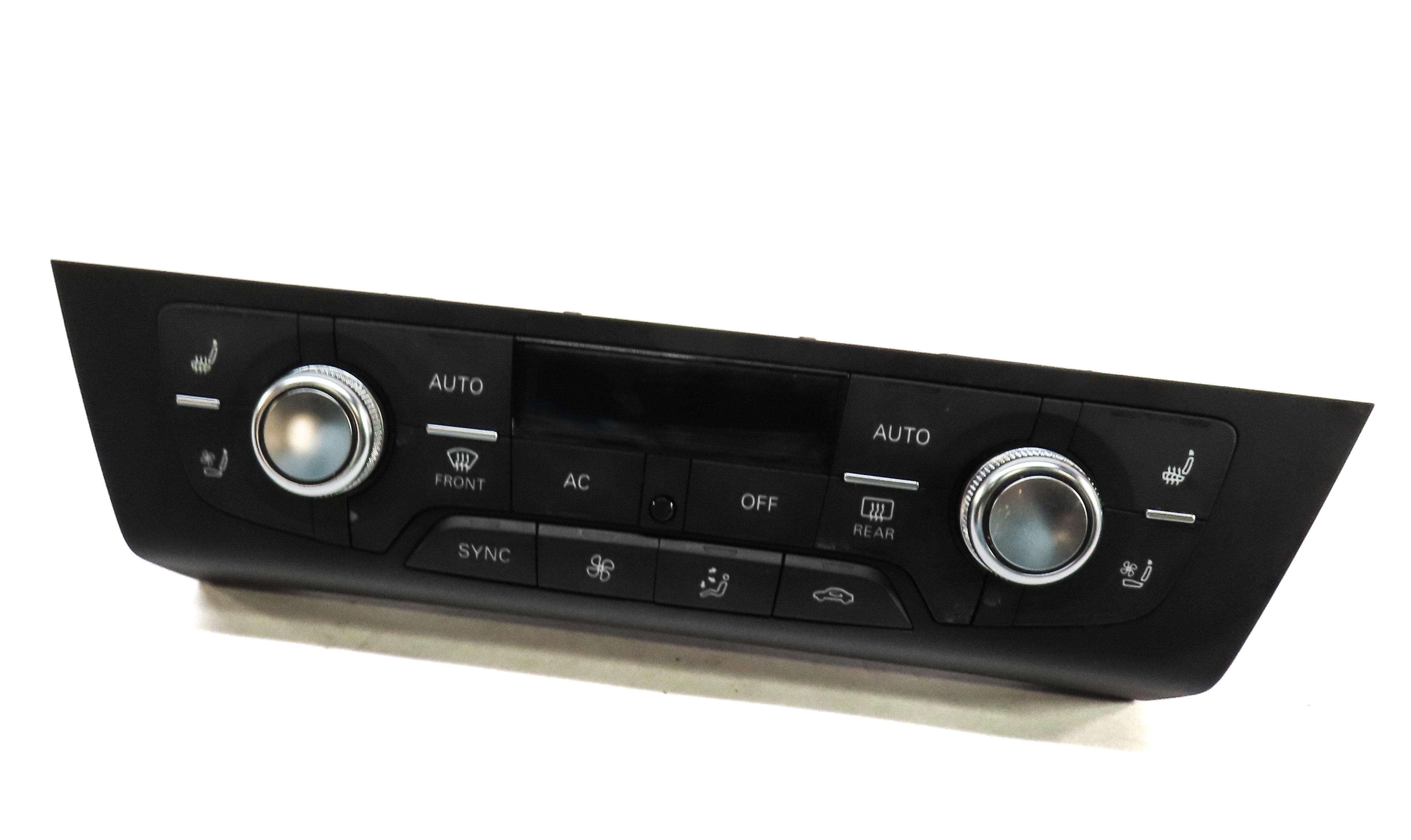 2012-2017 AUDI A6 S6 A7 S7 (C7 4G8) FRONT HEATER A/C TEMPERATURE CONTROL PANEL — exact item pictured