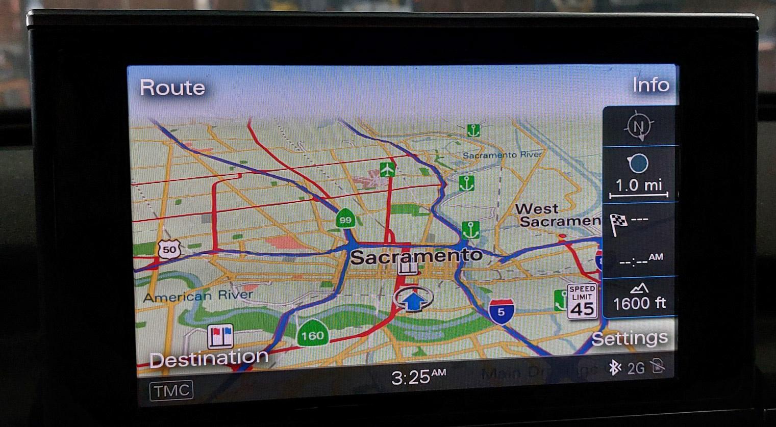 2012-2015 AUDI A6 S6 A7 S7 (C7) RADIO STEREO PHONE GPS NAVIGATION DISPLAY SCREEN — exact item pictured