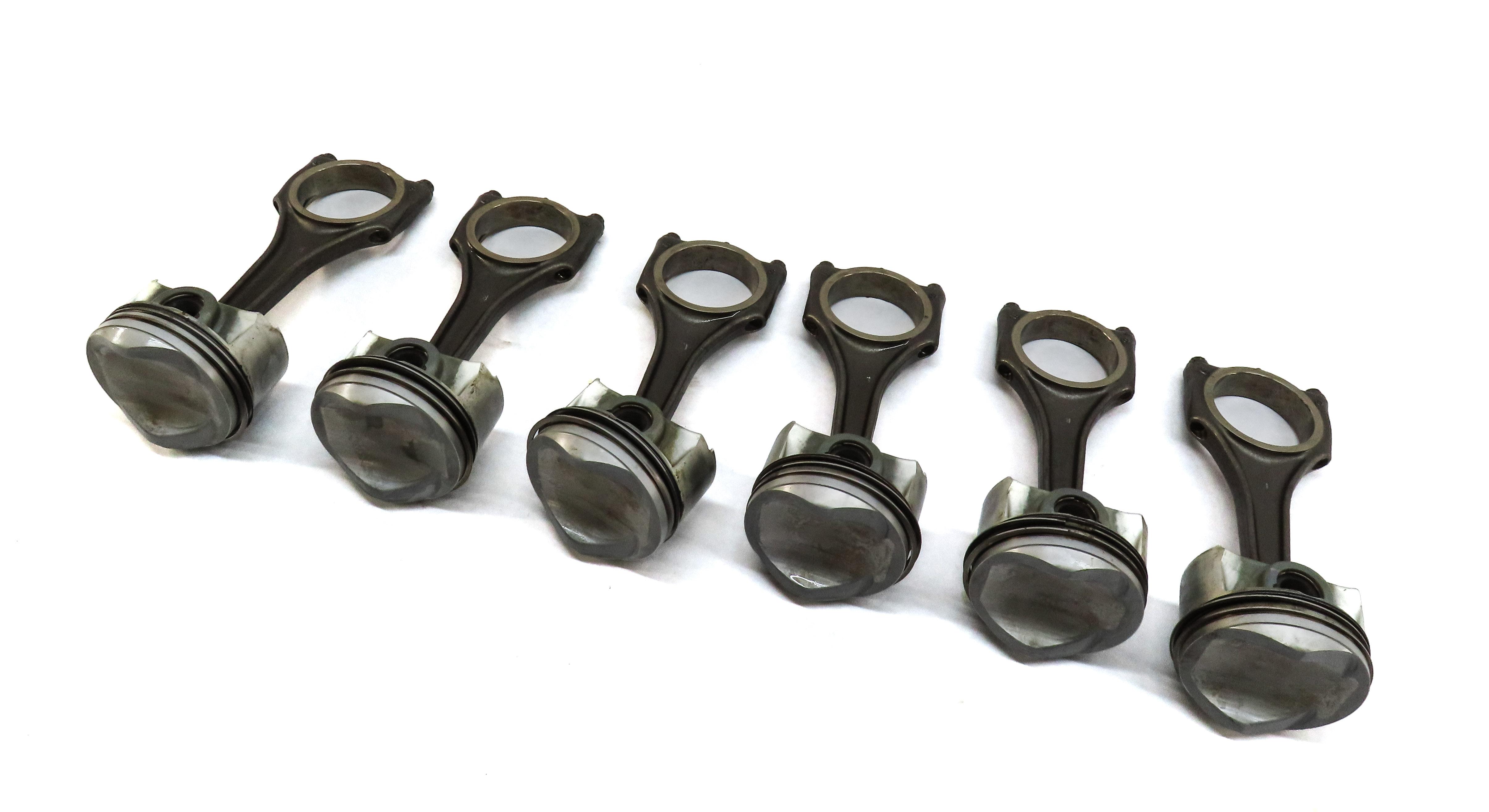 09-17 AUDI A6 A7 Q5 Q7 S4 S5 SQ5 C7 B8 4L 3.0L SUPER PISTON & CONNECTING ROD SET — exact item pictured