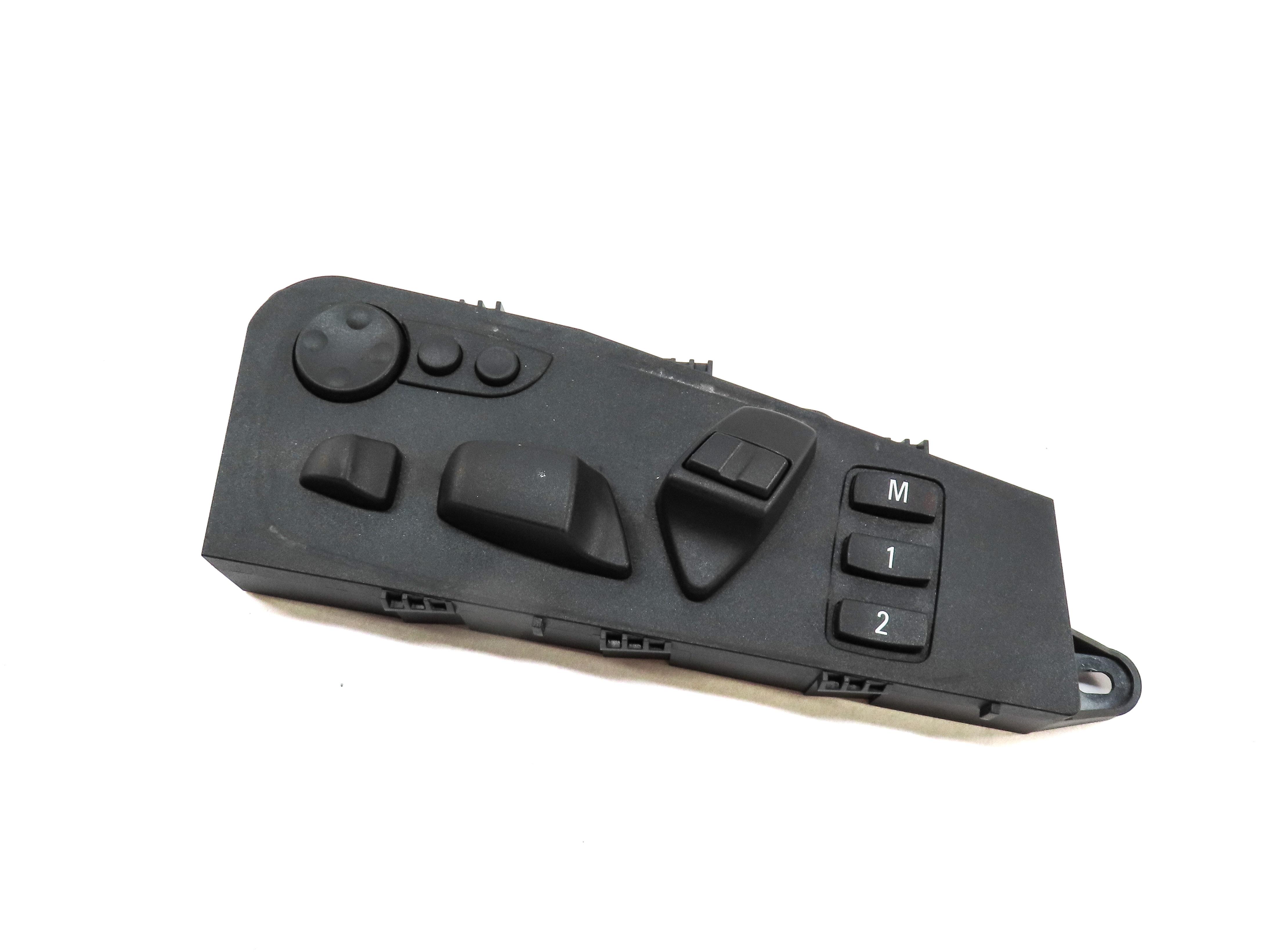 2012 BMW X5 (E70) FRONT LEFT DRIVER SEAT MEMORY ADJUST ADJUSTMENT SWITCH (BLACK) — exact item pictured