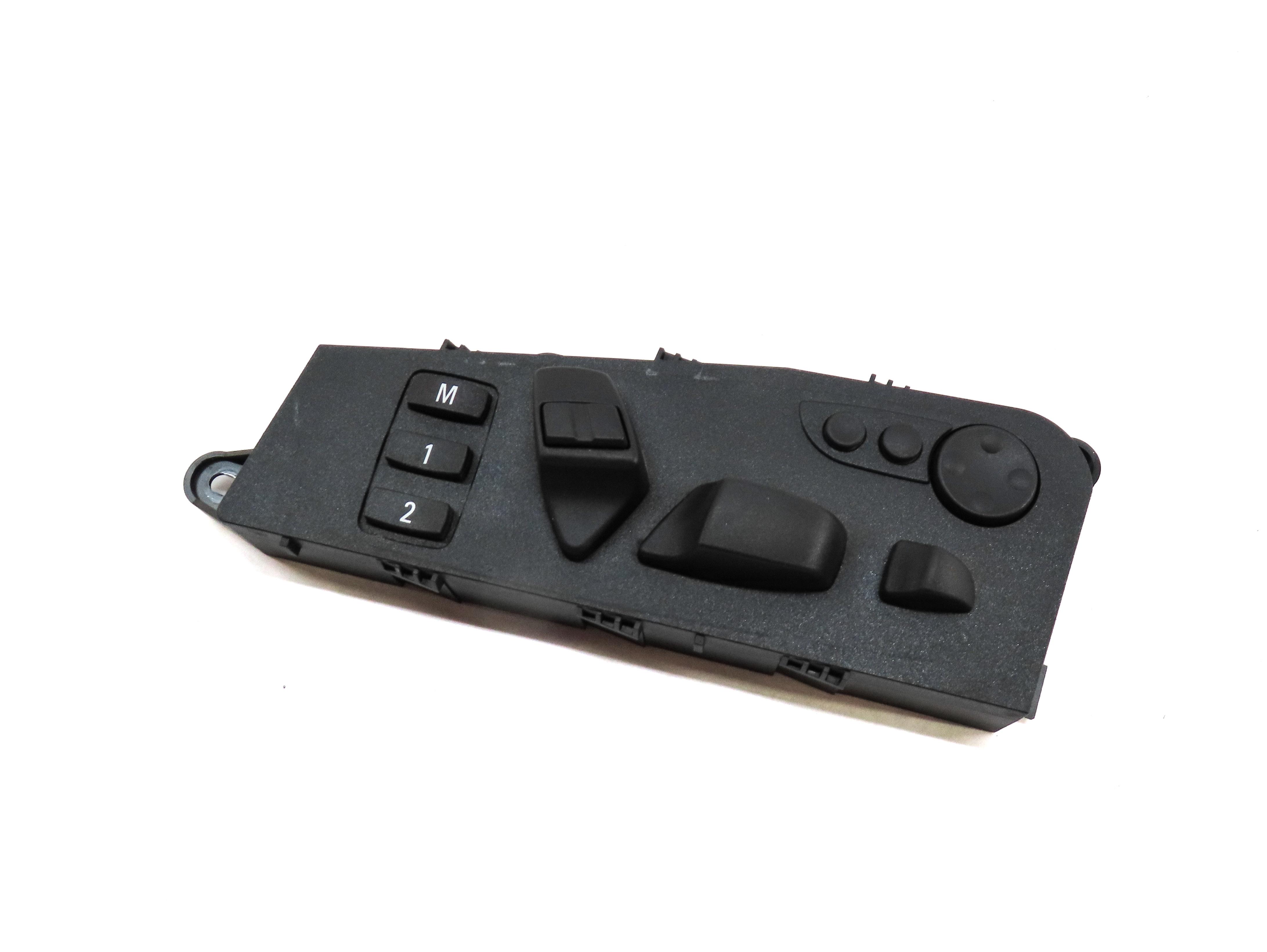 2012 BMW X5 (E70) FRONT RIGHT PASSENGER MEMORY SEAT ADJUSTMENT SWITCH (BLACK) — exact item pictured