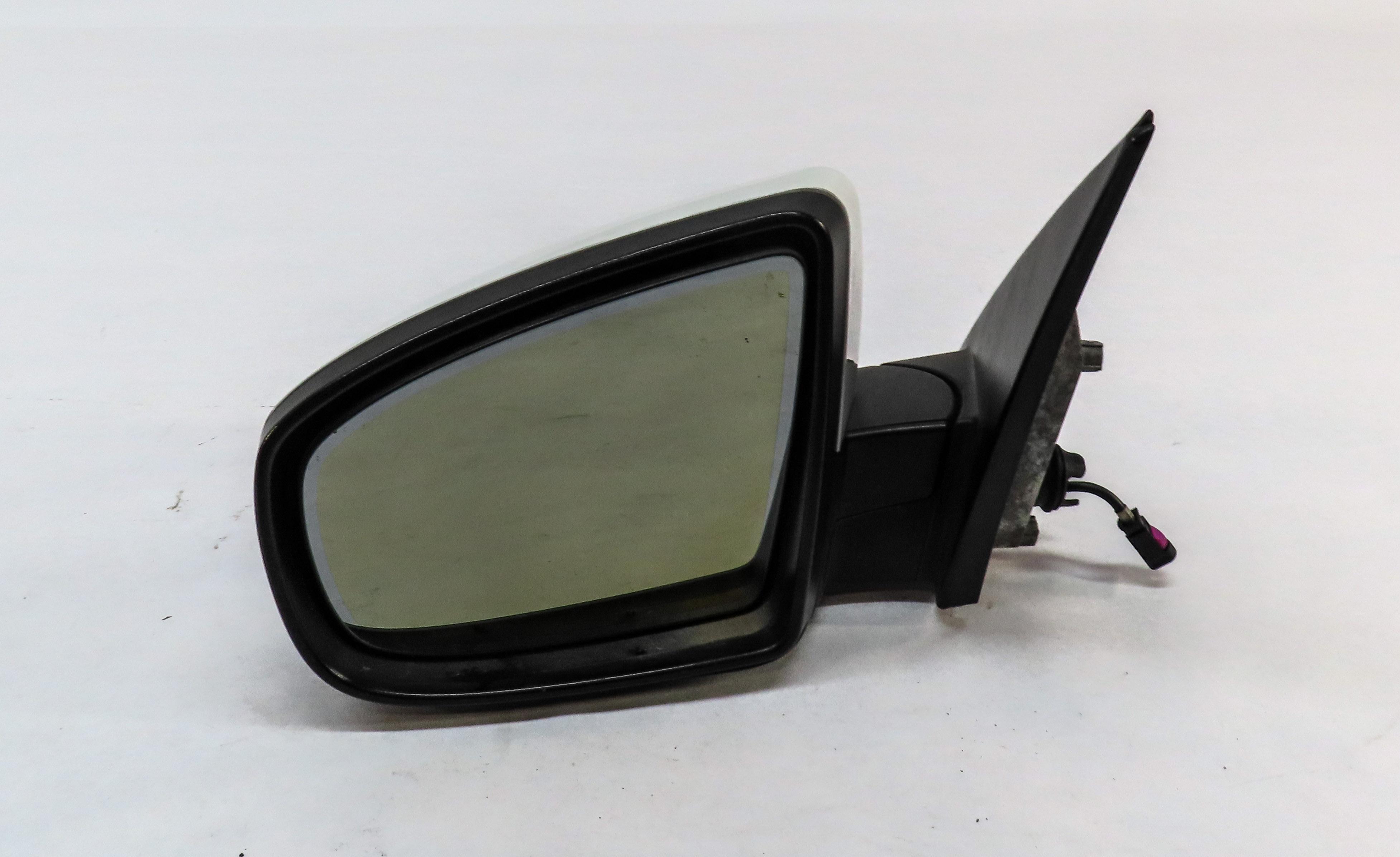 2010-2013 BMW X5 (E70) LEFT P-FOLD AUTODIM CAMERA HEATED DOOR MIRROR (WHITE) — exact item pictured