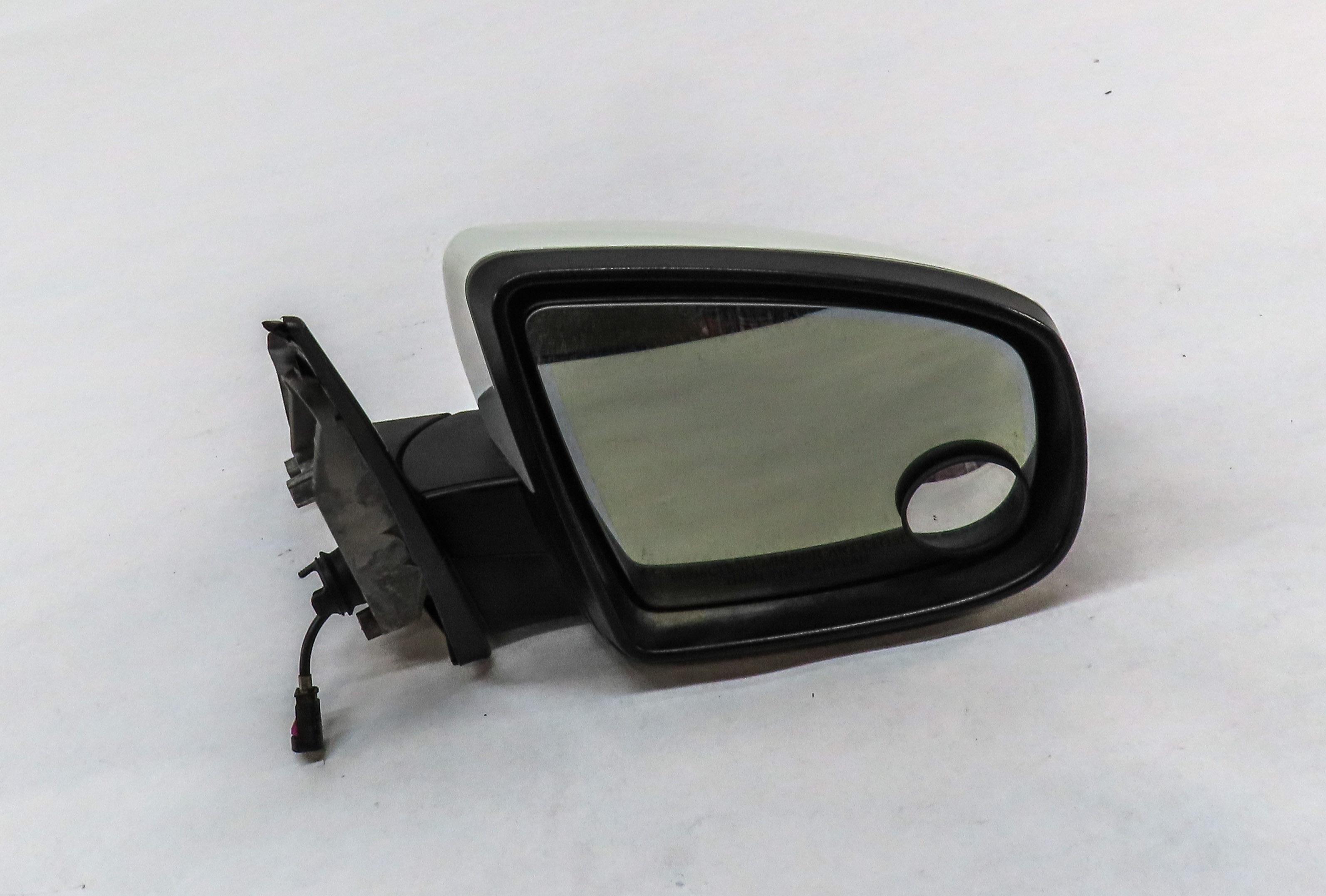 2010-2013 BMW X5 (E70) RIGHT P-FOLD AUTODIM CAMERA HEATED DOOR MIRROR (WHITE) — exact item pictured