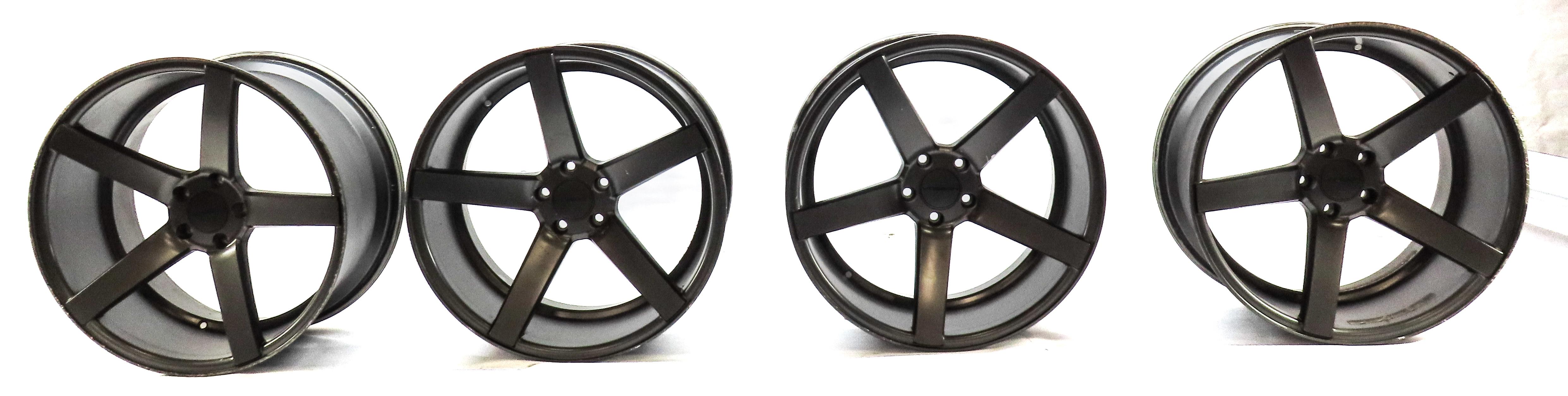 VOSSEN 20" 20x10.5 CV3R CONCAVE GRAPHITE 5x112 30mm ALUMINUM WHEEL RIM SET (AWD) — exact item pictured