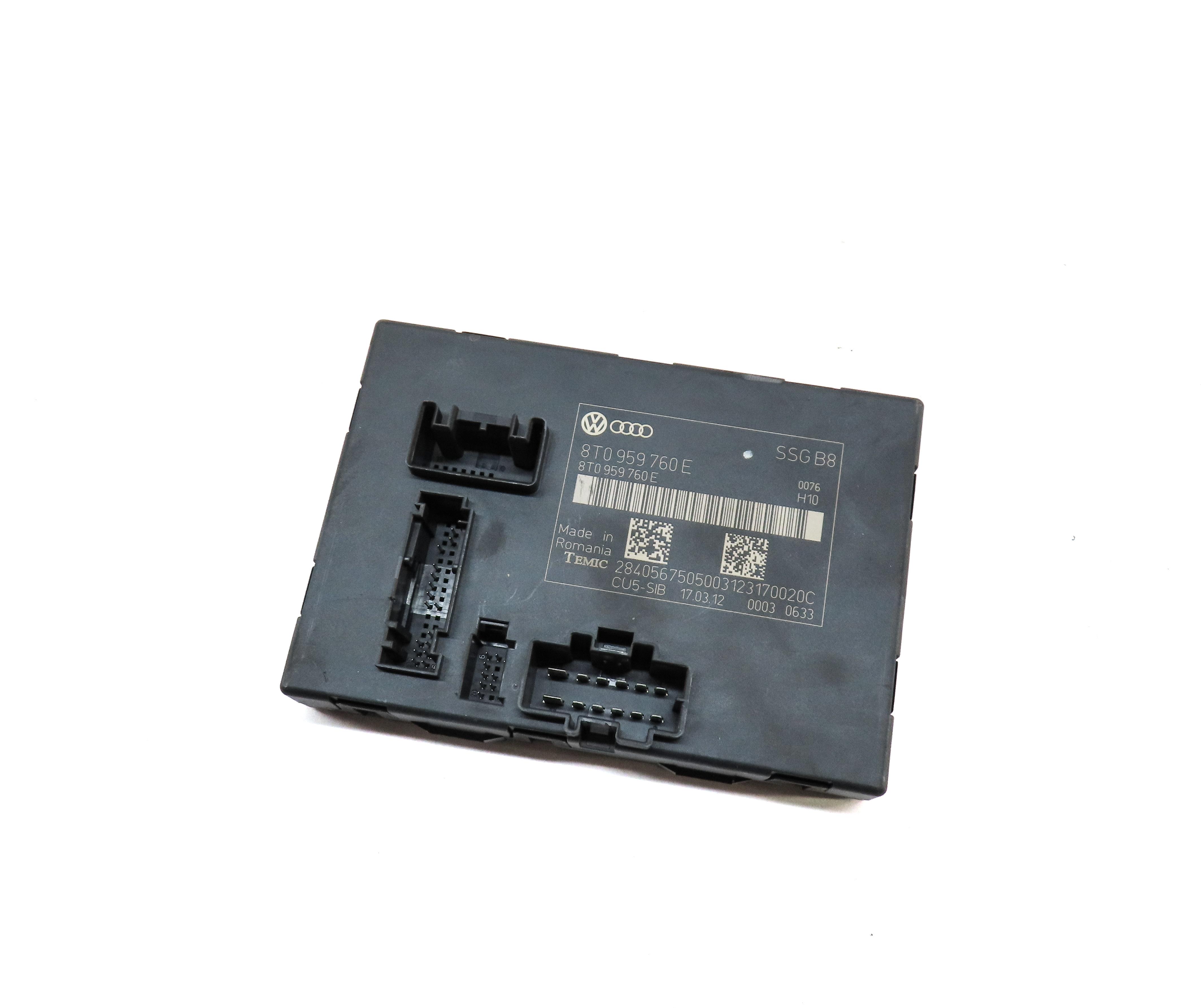 2010-2017 AUDI A5 S5 RS5 (B8 8T) LEFT FRONT DRIVER MEMORY SEAT CONTROL MODULE — exact item pictured