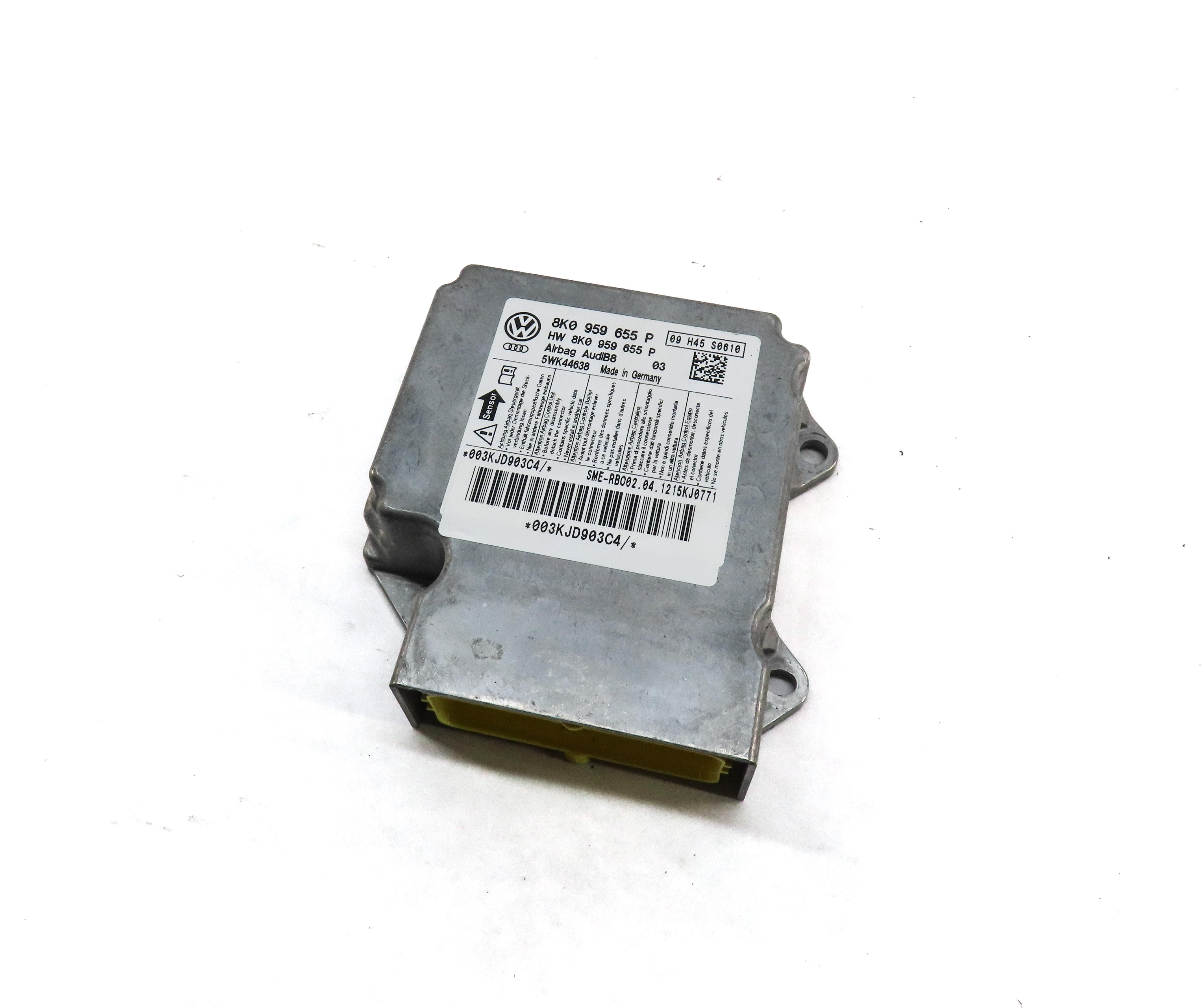 2013-2015 AUDI A4 A5 S4 S5 RS5 (B8 8K 8T) SRS BAG CONTROL MODULE — exact item pictured