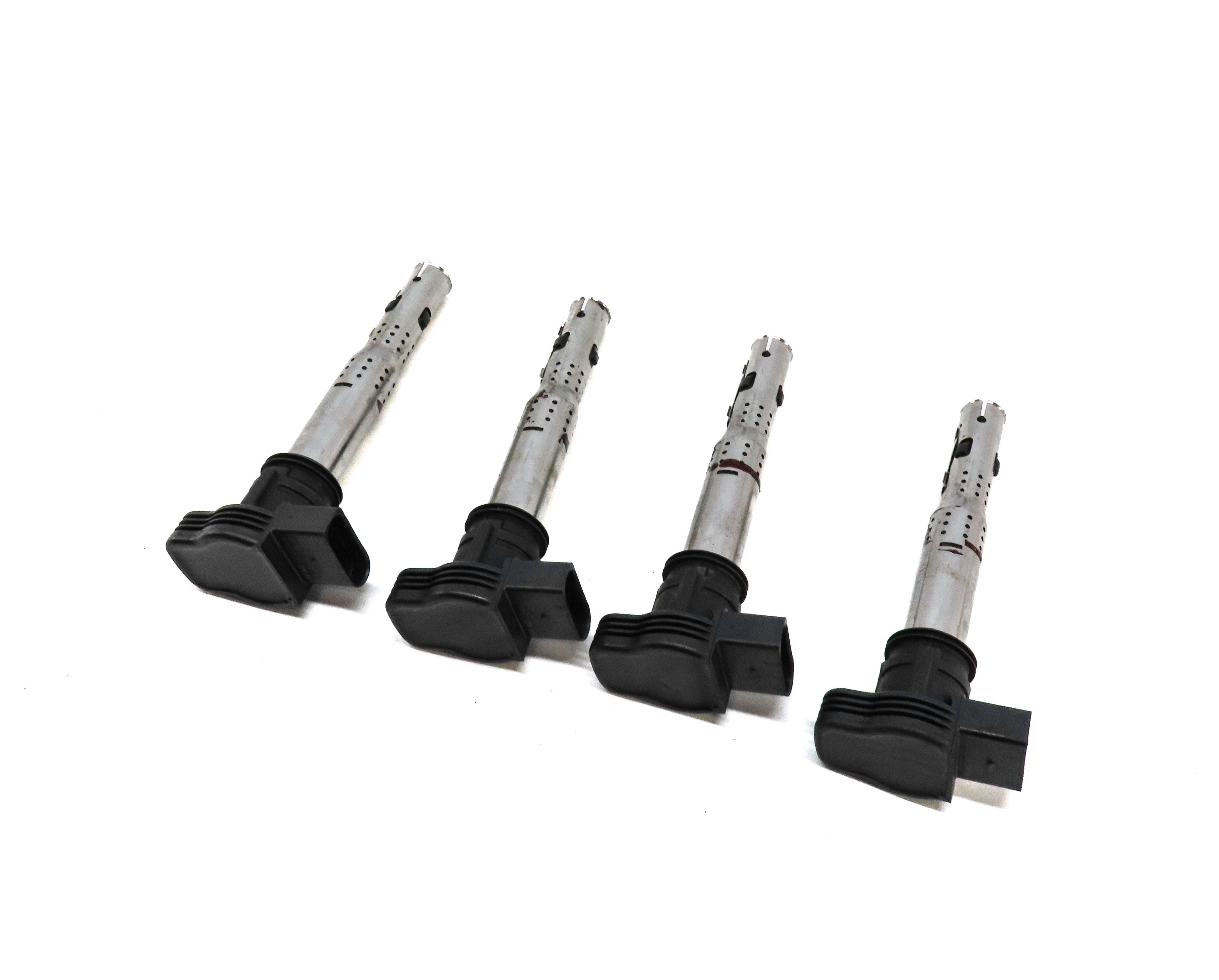 07-17 AUDI A3 A4 S4 A5 S5 A6 Q3 Q5 R8 TT (8P 8K 8T 8R C7) 2.0T IGNITION COIL SET — exact item pictured