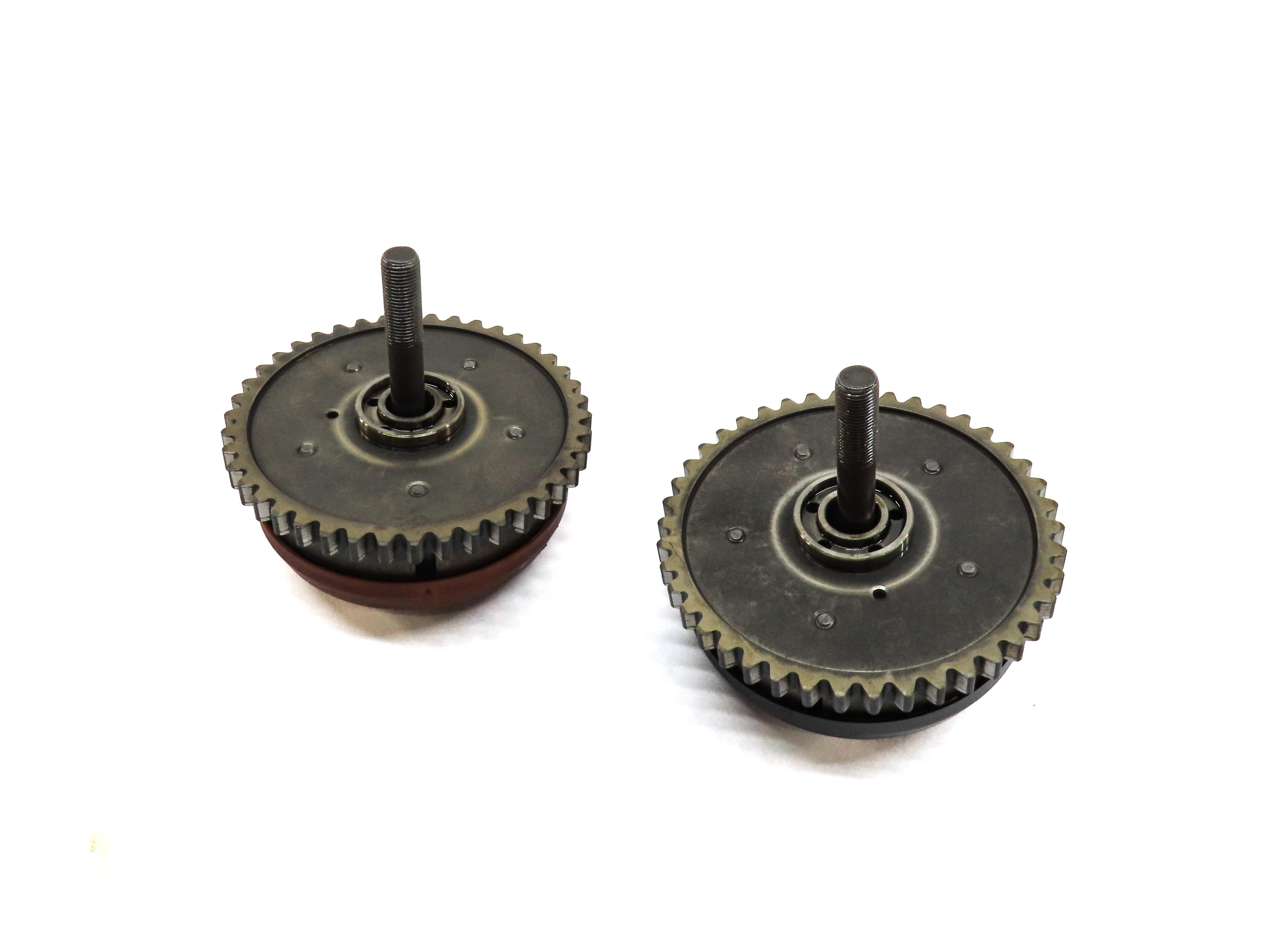 08-14 BMW 5 7 X5 X6 (F01 E70 F10 E71) 4.4L TURBO RIGHT HEAD TIMING GEAR SET 2 — exact item pictured