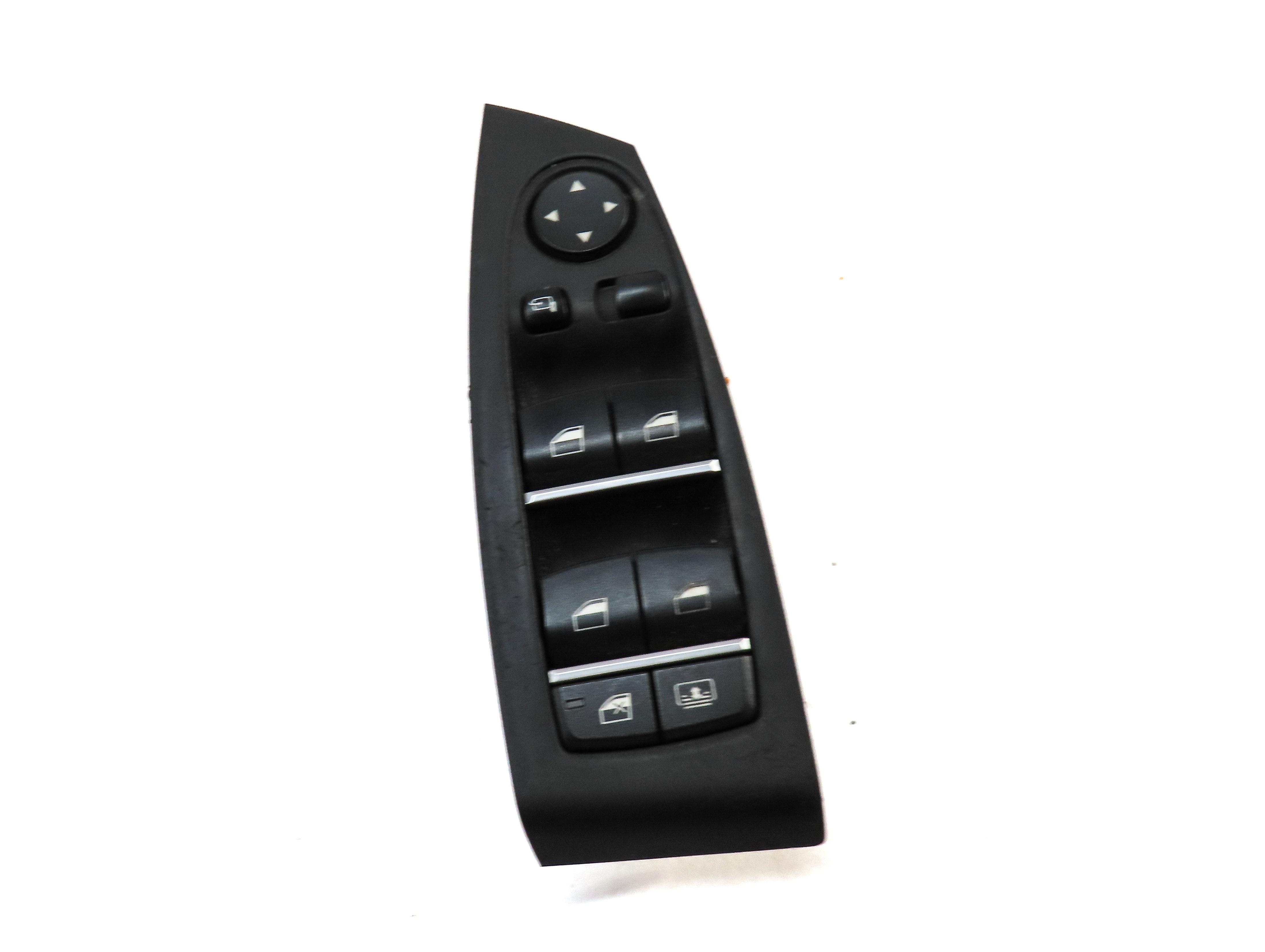 10-19 BMW 5 6 M5 M6 (F06 F10 F12 F13) LEFT DRIVER PFOLD WINDOW SWITCH w/ SHADE — exact item pictured