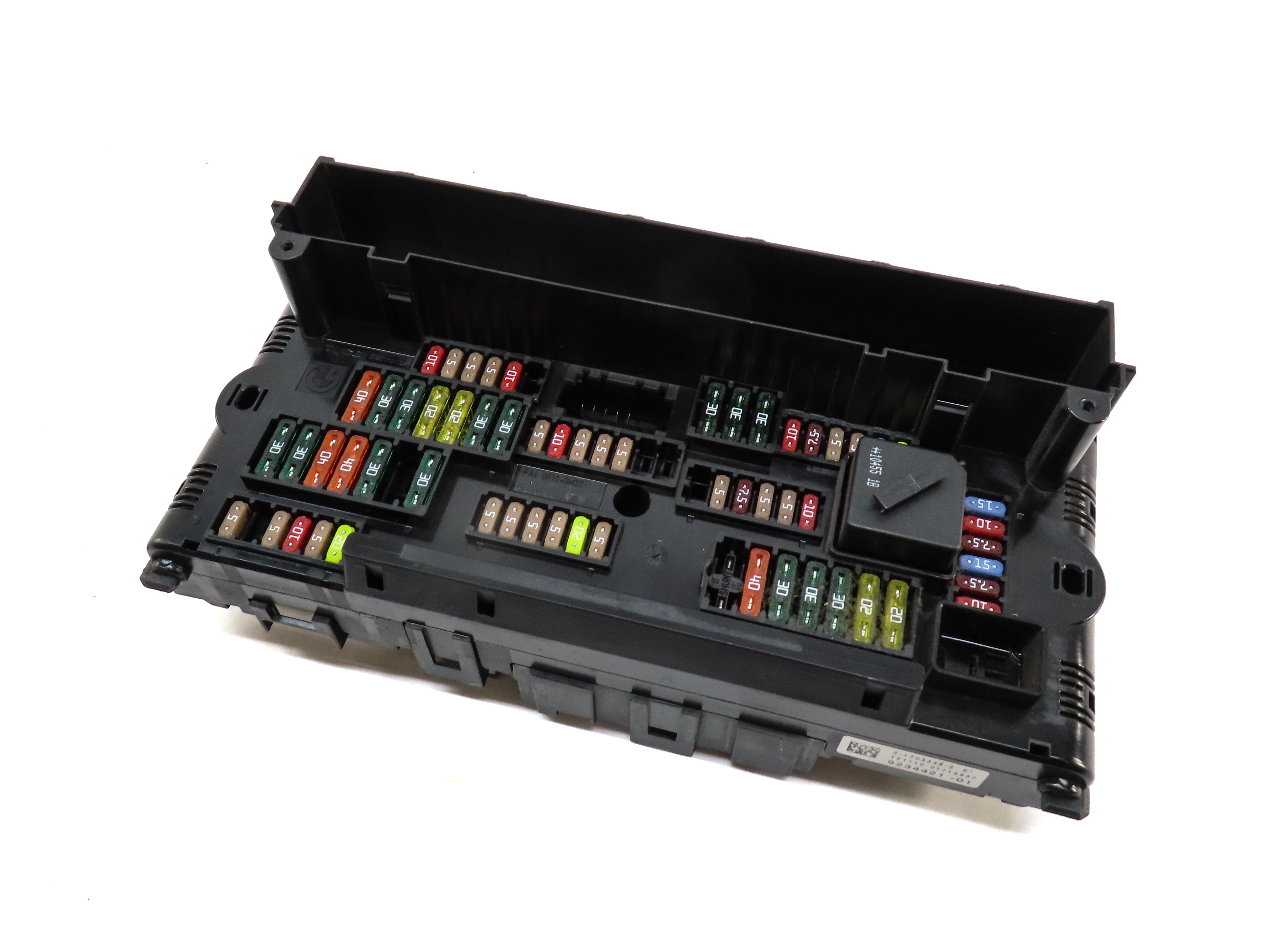 2012 BMW 550iGT (F07) FRONT POWER DISTRIBUTION RELAY FUSE BOX 61149234421 — exact item pictured