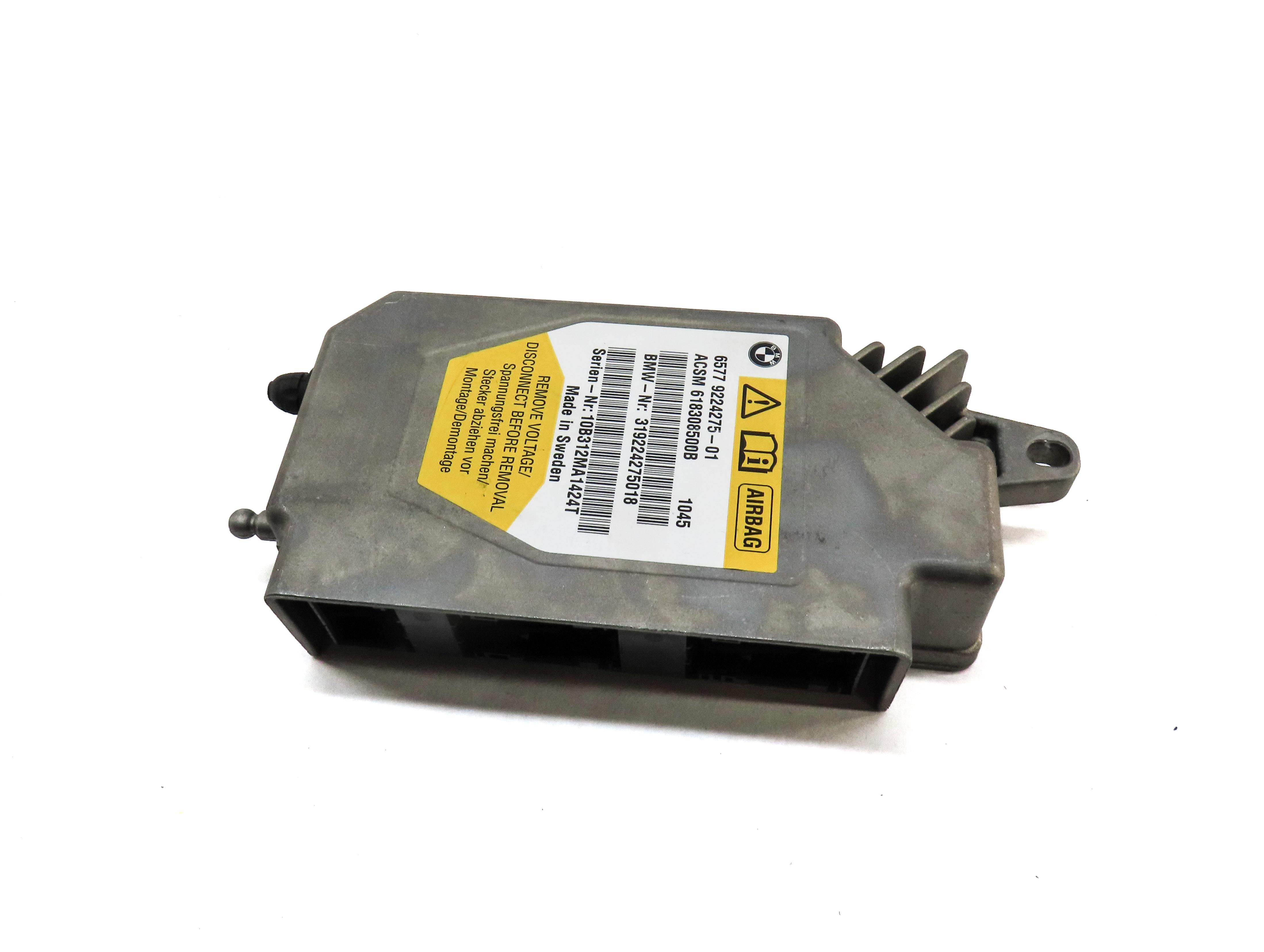 09-13 BMW 535iGT 550iGT 740i 750i 760i B7 (F01 F07 F10) SRS BAG CONTROL MODULE — exact item pictured