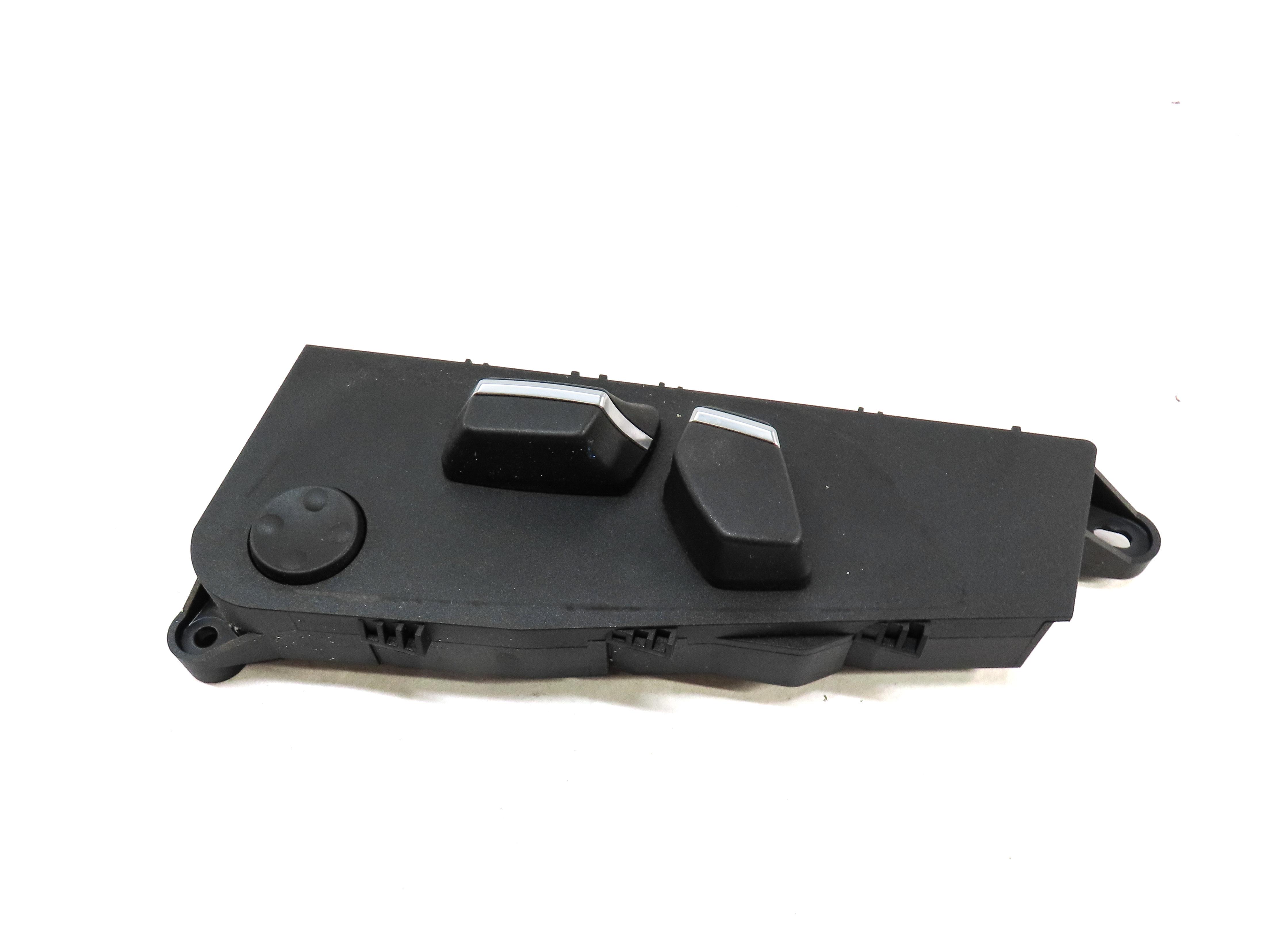 2012 BMW 550iGT (F07) FRONT RIGHT PASSENGER SEAT ADJUST SWITCH w/ LUMBAR (BLACK) — exact item pictured
