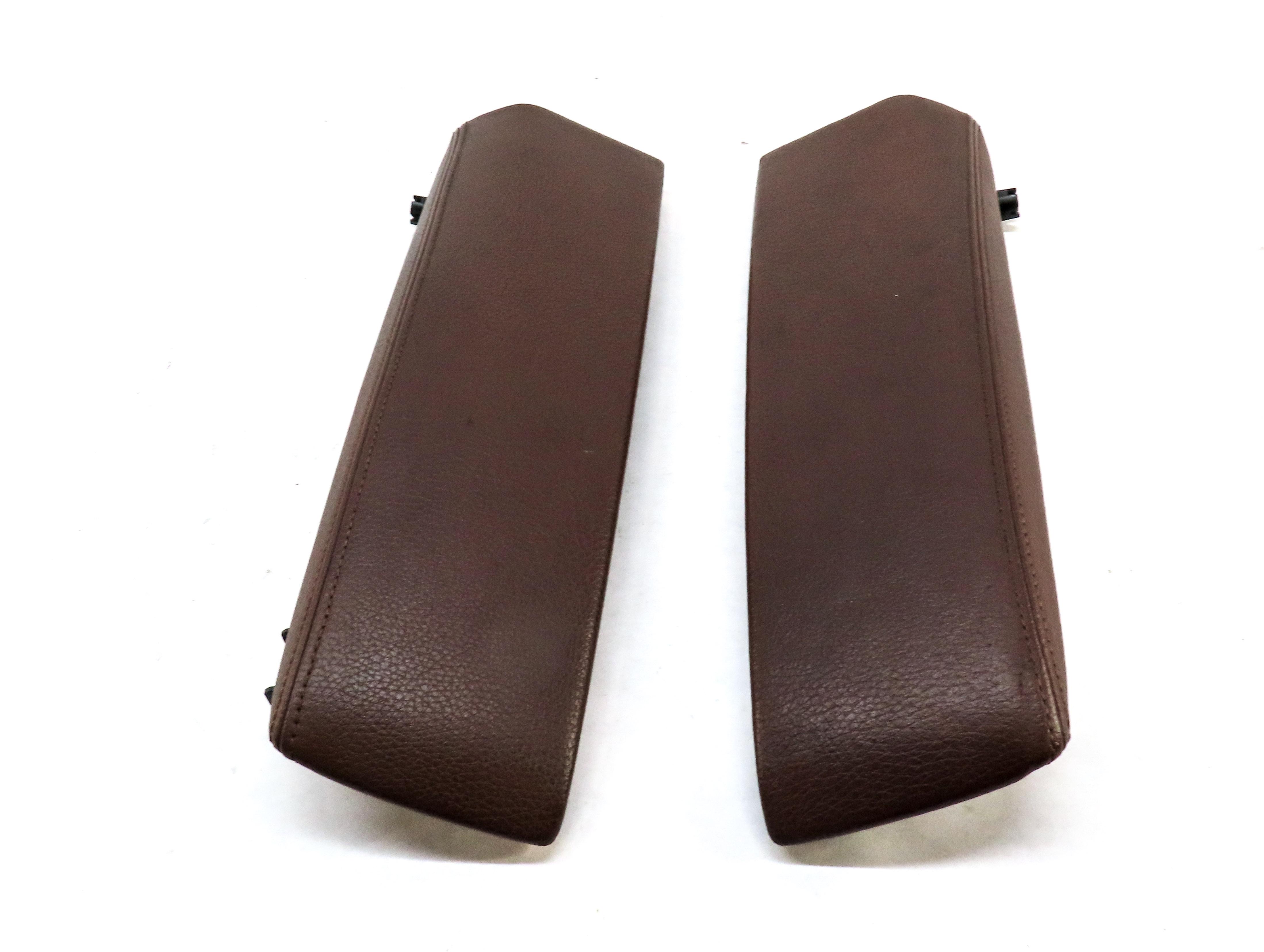 10-17 BMW 535iGT 550iGT F07 FRONT CENTER CONSOLE LEFT & RIGHT ARMREST LID BROWN — exact item pictured