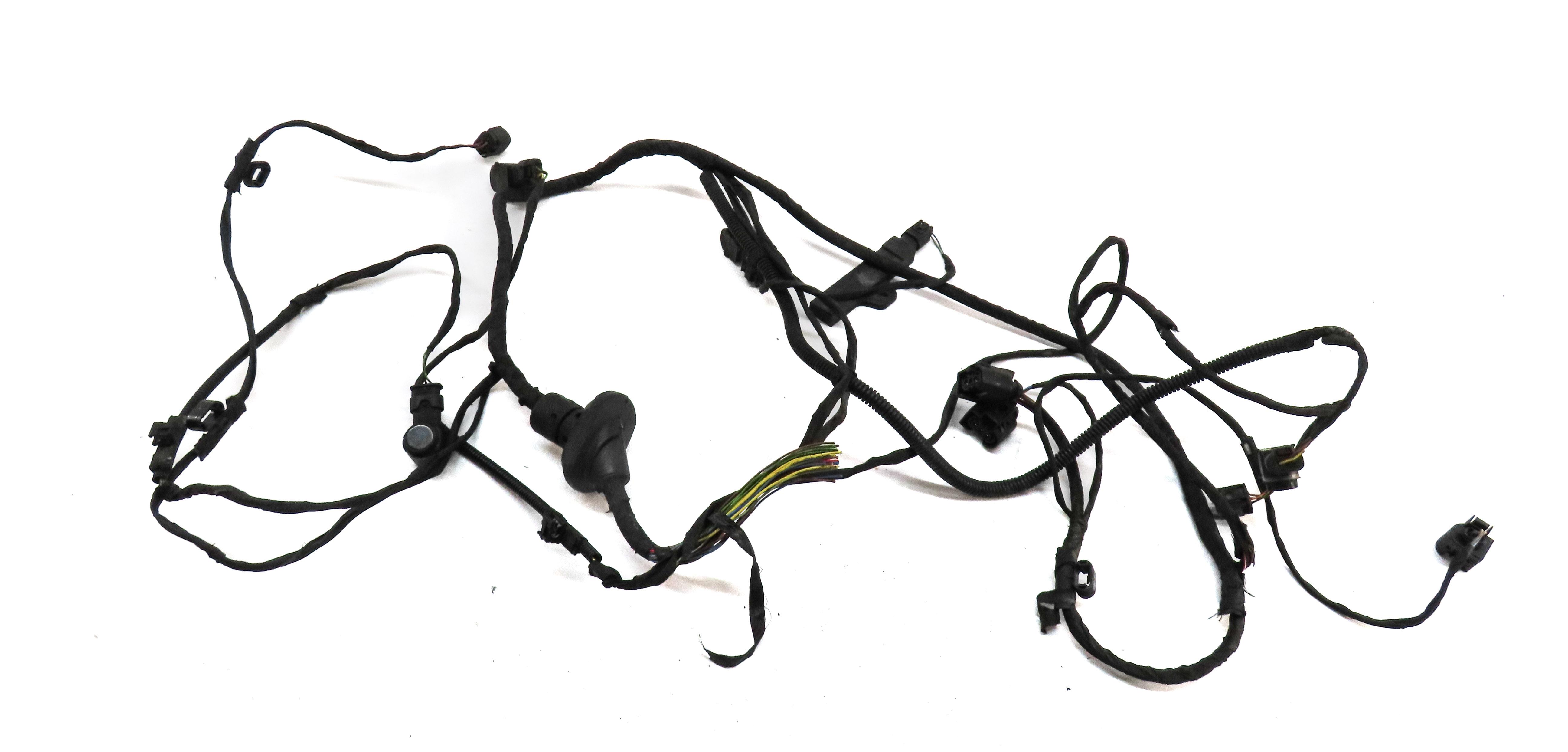 2012 BMW 550iGT (F07) REAR PARK ASSIST PDC SENSOR SET4 (GREY) w/ WIRE HARNESS — exact item pictured