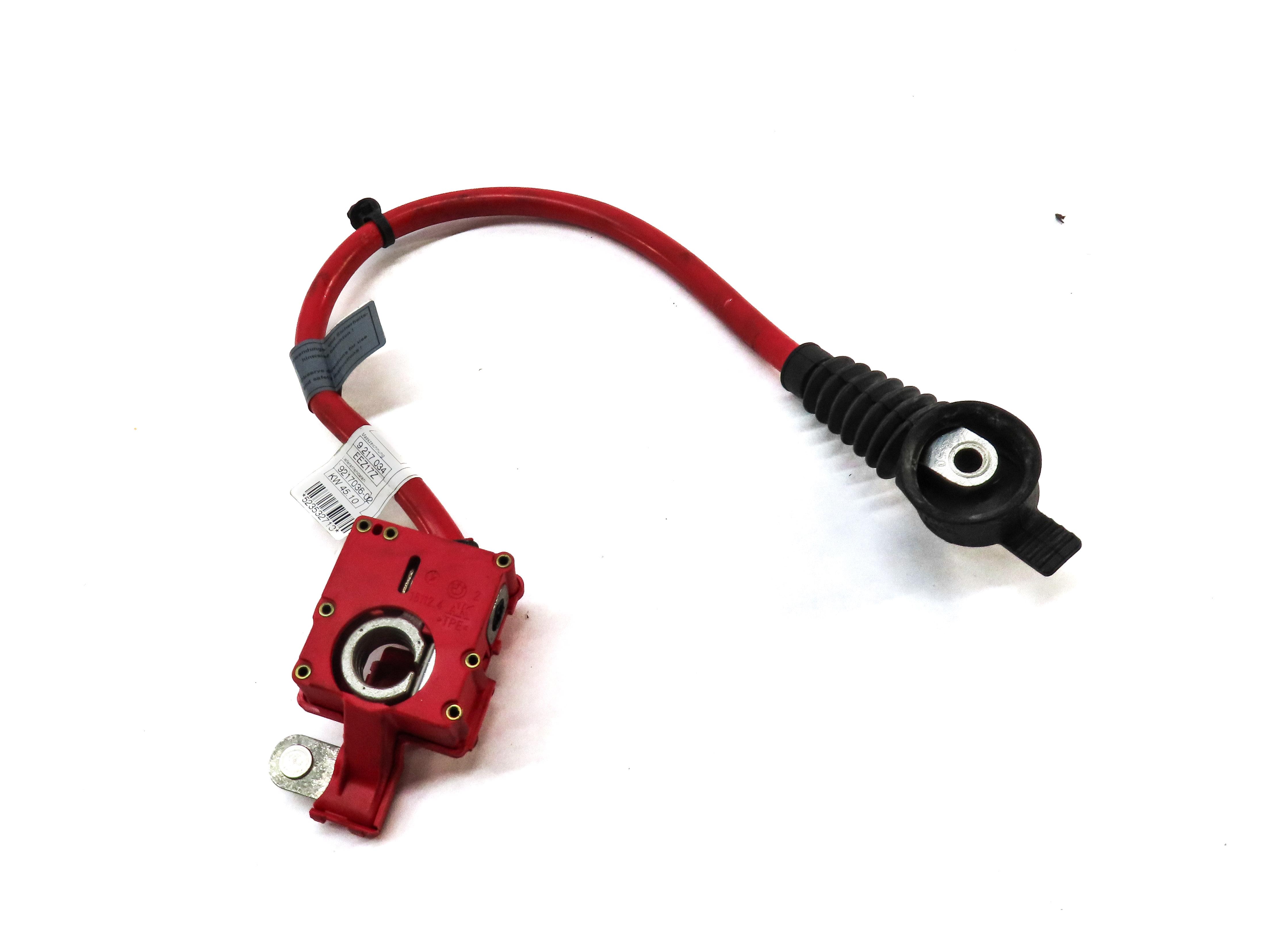 2012 BMW 550iGT (F07) POSITIVE BATTERY CABLE w/ TERMINAL & BLOWOUT FUSE (RED) — exact item pictured