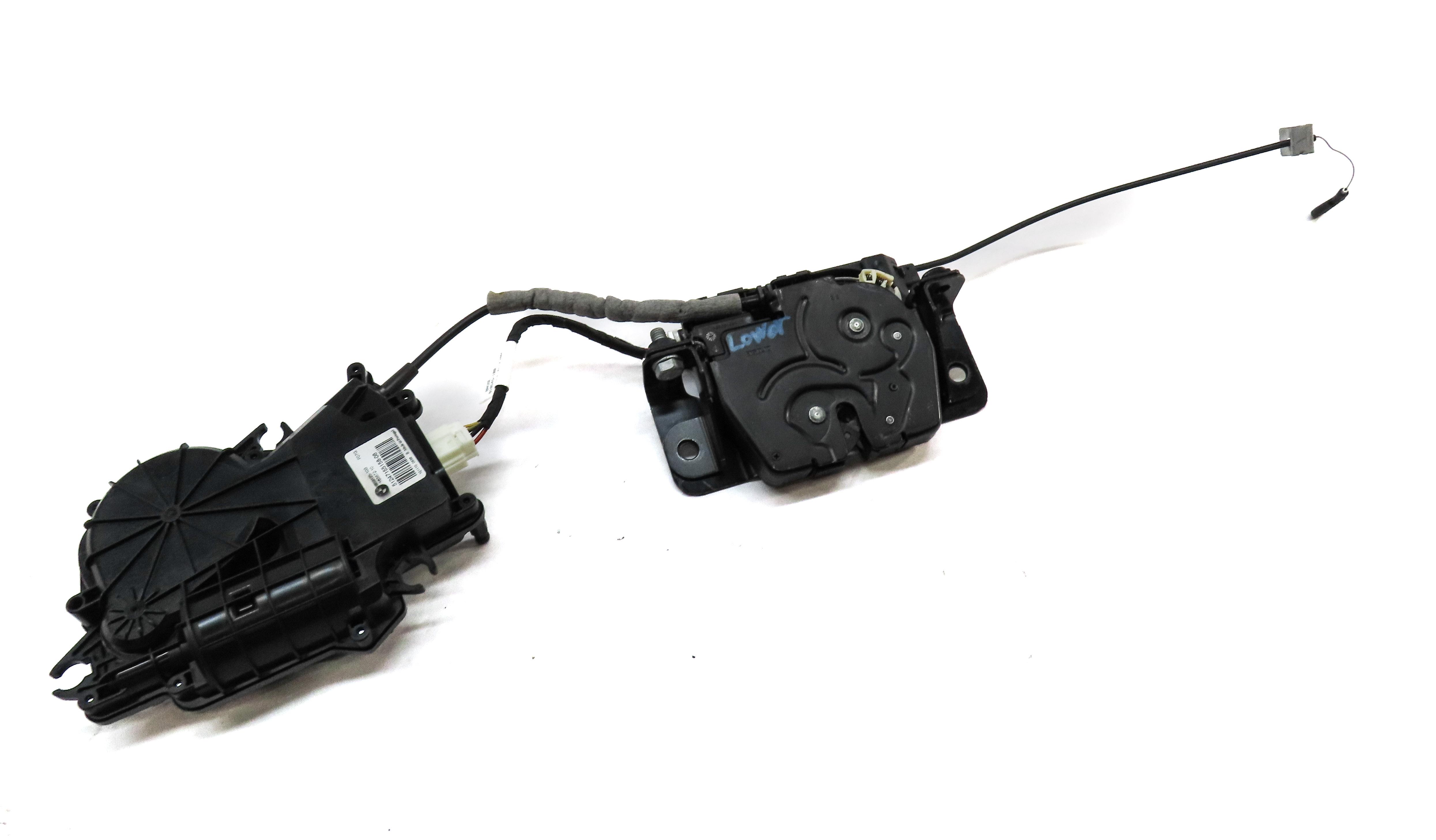 2012 BMW 550iGT (F07) REAR LOWER HATCH TRUNK LOCK LATCH w/ SOFT CLOSE MOTOR — exact item pictured