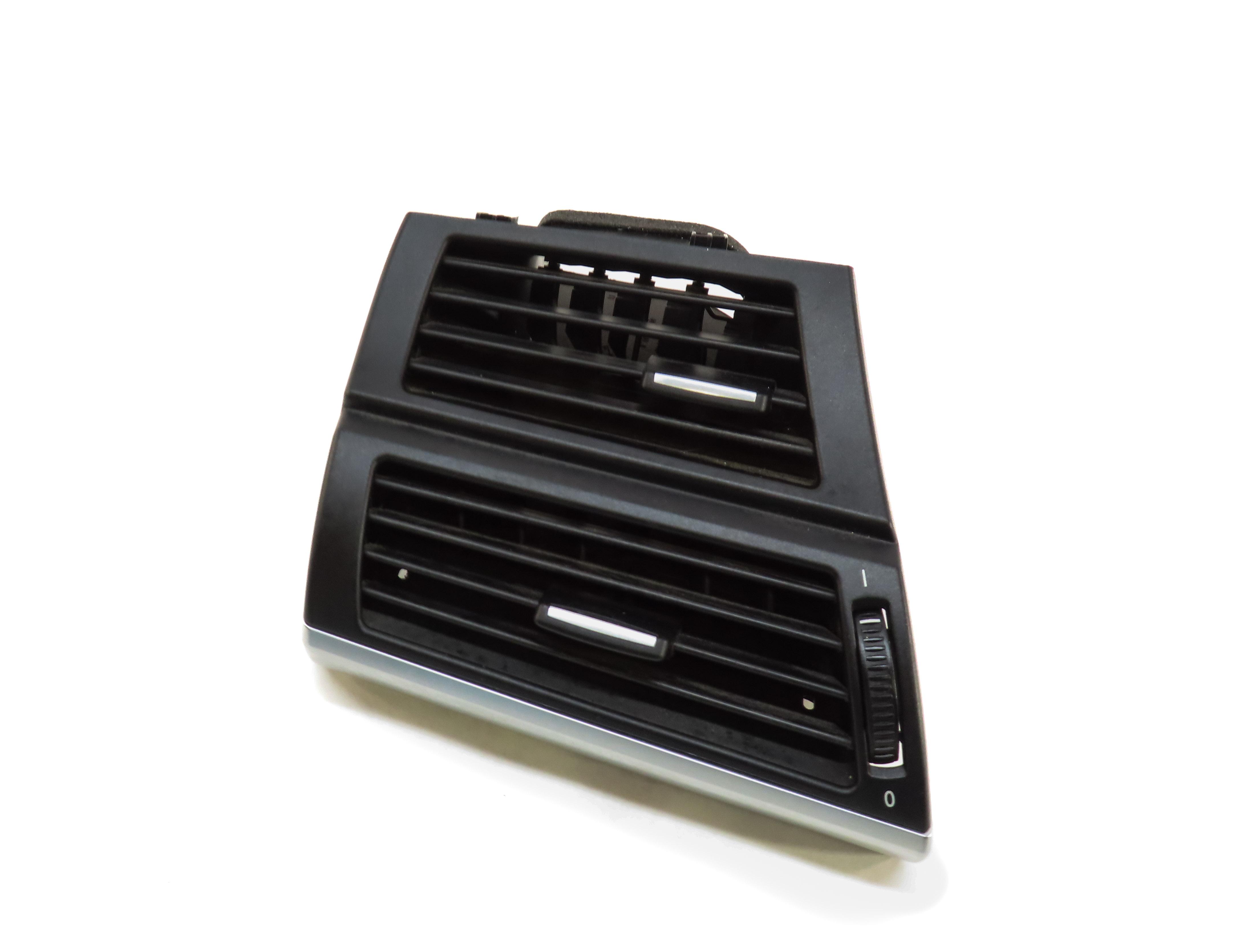 2011 BMW X5 (E70) FRONT FAR LEFT OUTER DRIVER DASH HVAC AC HEATER AIR VENT BLACK — exact item pictured
