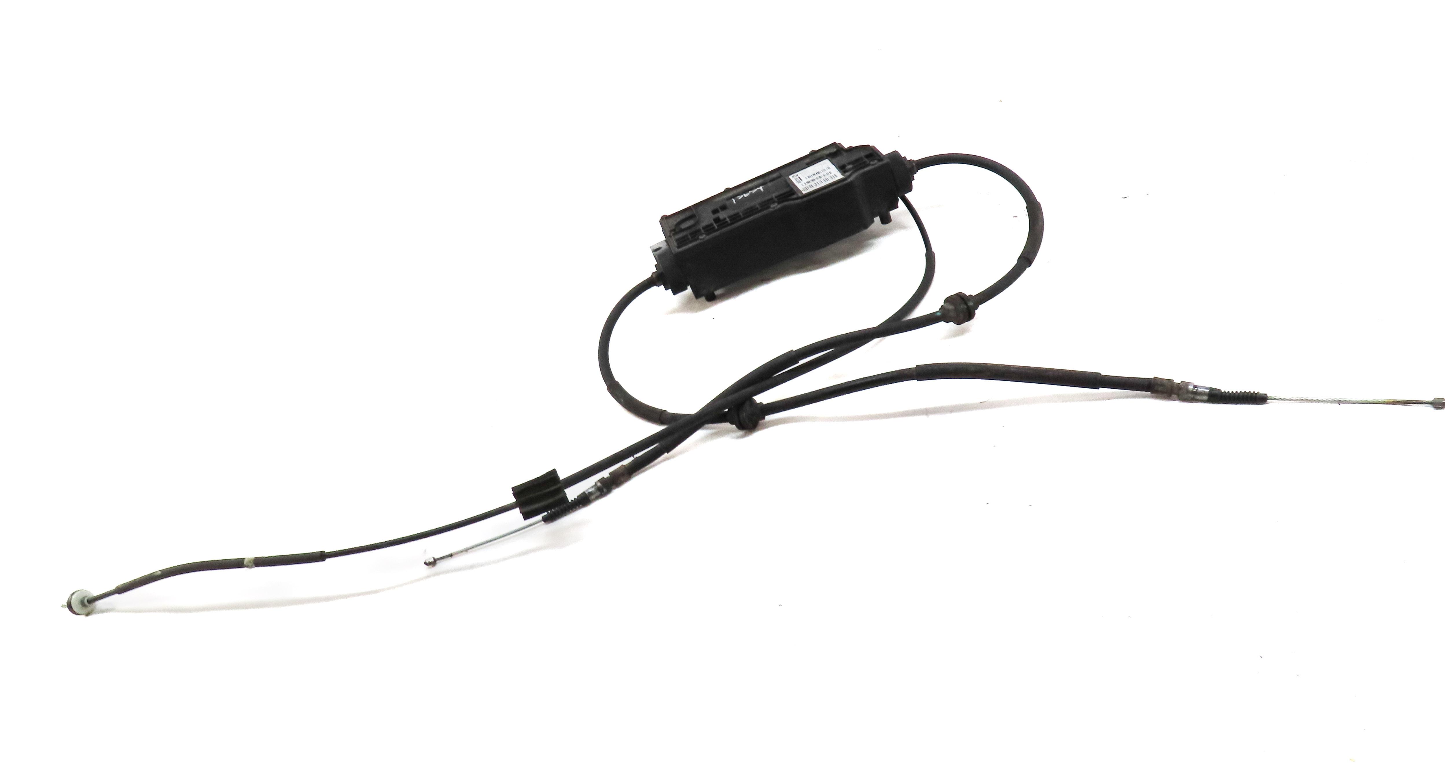 2011 BMW X5 (E70) EMERGENCY HILL PARKING PARK E-BRAKE ACTUATOR w/ CABLES — exact item pictured