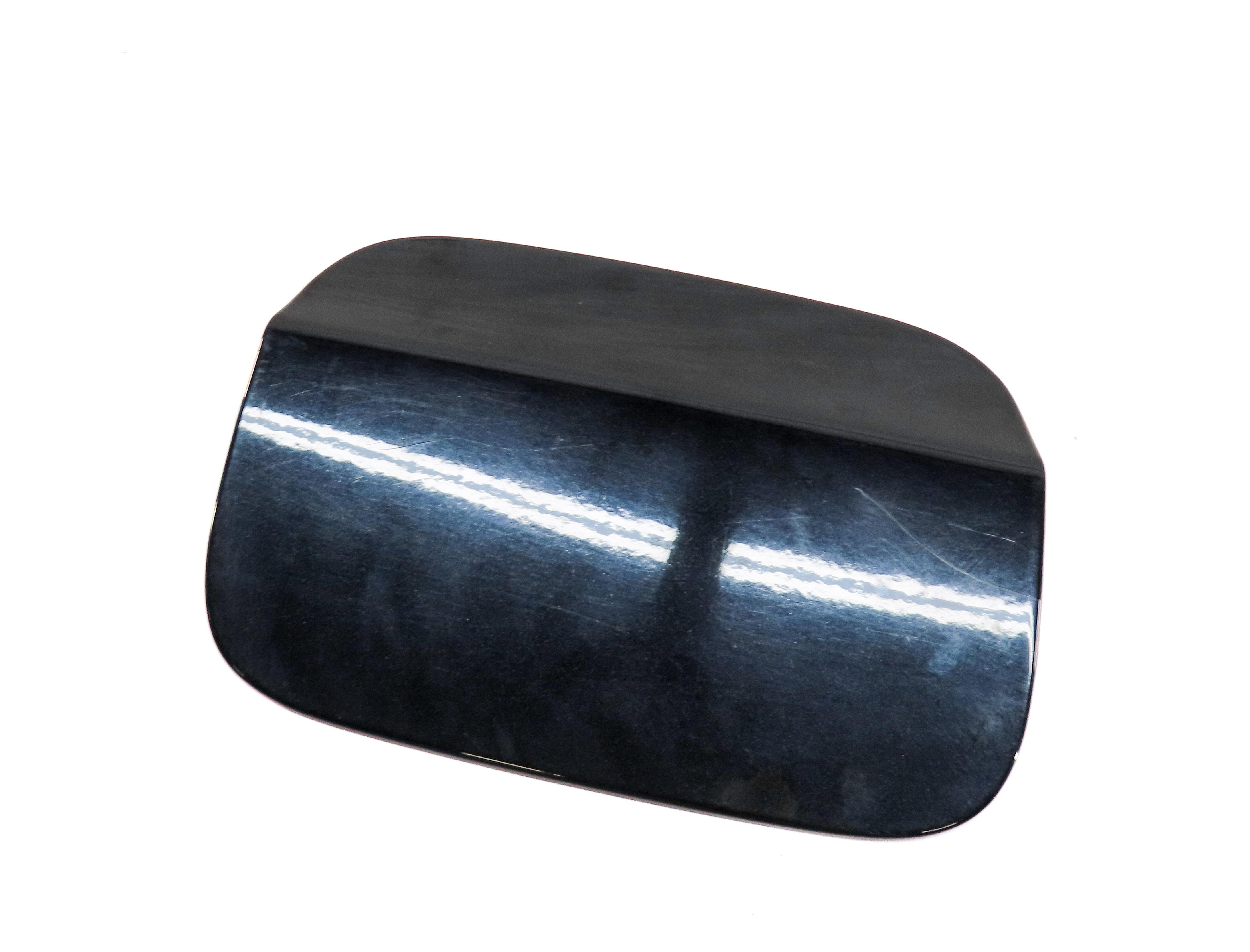 07-13 BMW X5 (E70) FUEL TANK DOOR LID COVER TRIM (BLACK SAPPHIRE METALLIC 475) — exact item pictured